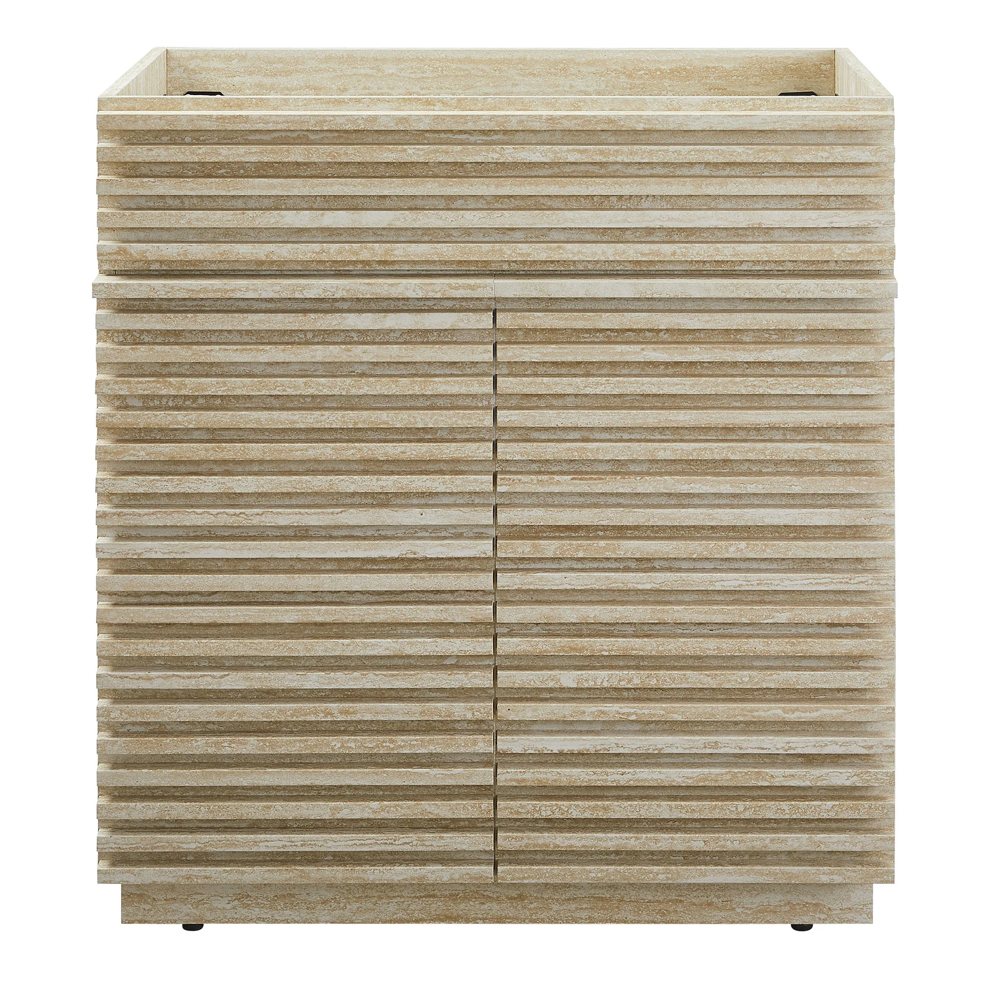 Render 30" Faux Travertine Bathroom Vanity Cabinet (Sink Not Included) by Modway - Image 5