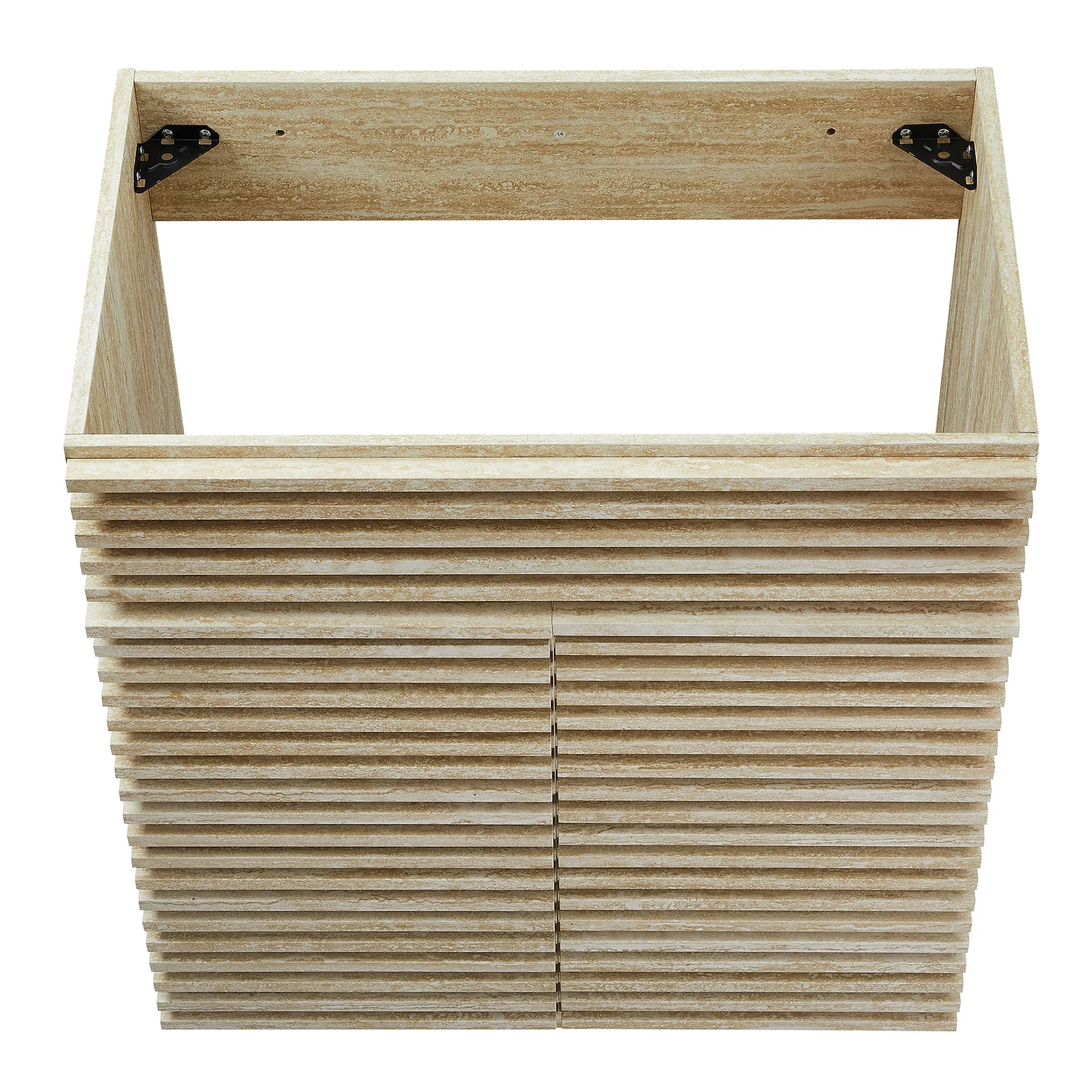 Render 30" Faux Travertine Bathroom Vanity Cabinet (Sink Not Included) by Modway - Image 7