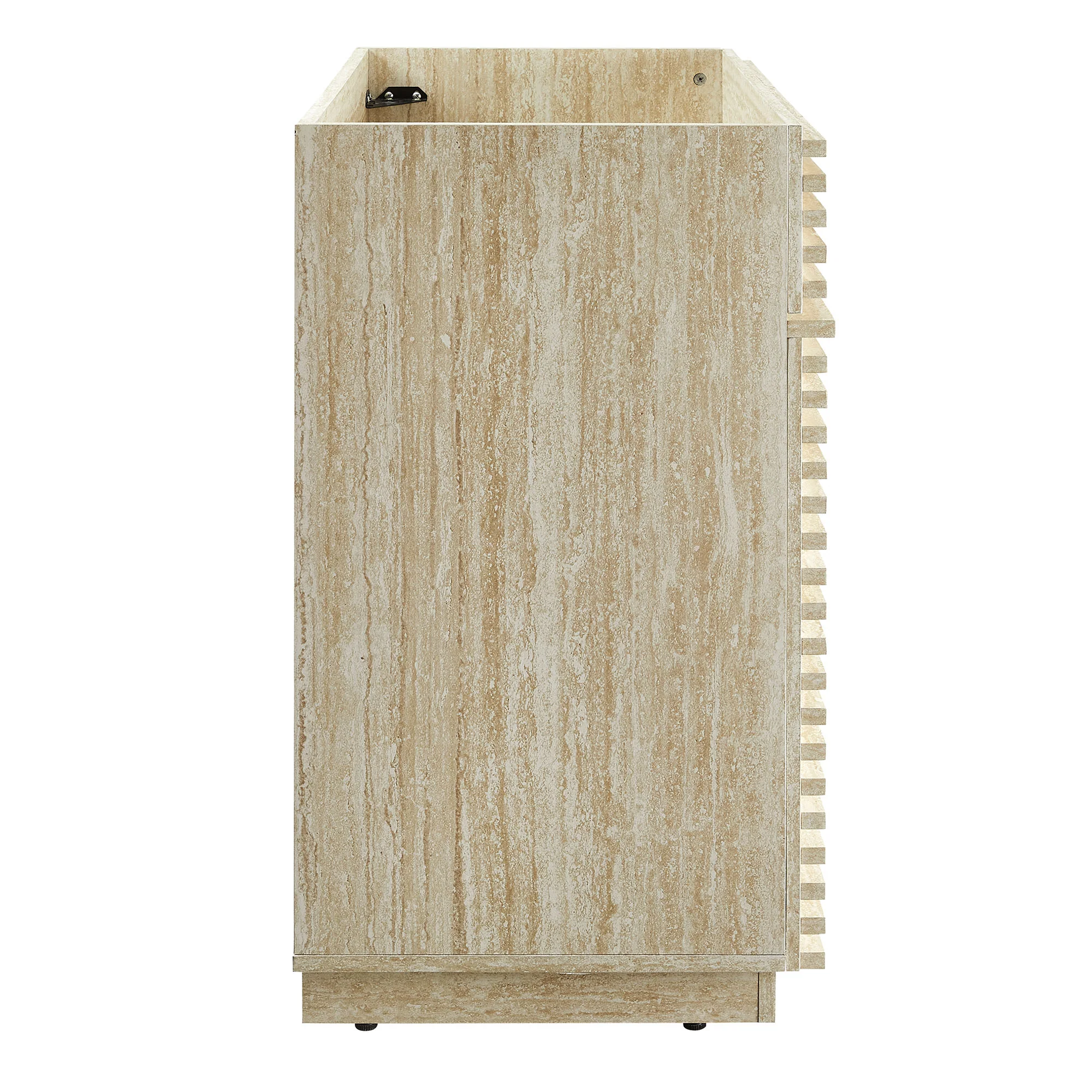 Render 36" Faux Travertine Bathroom Vanity Cabinet (Sink Not Included) by Modway - Image 3