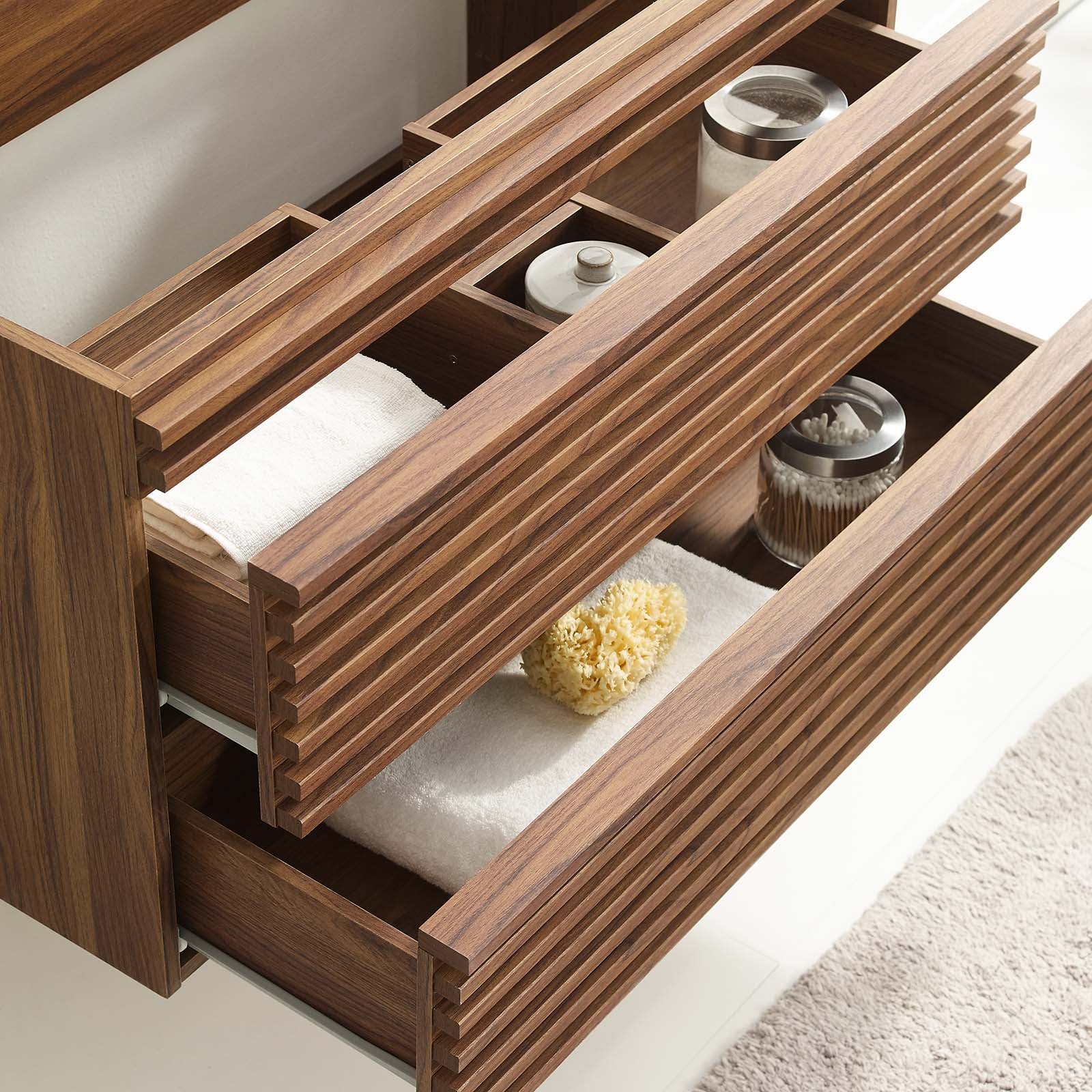 Render 36" Wall-Mount Bathroom Vanity Cabinet By Modway - EEI-4339 - Image 32