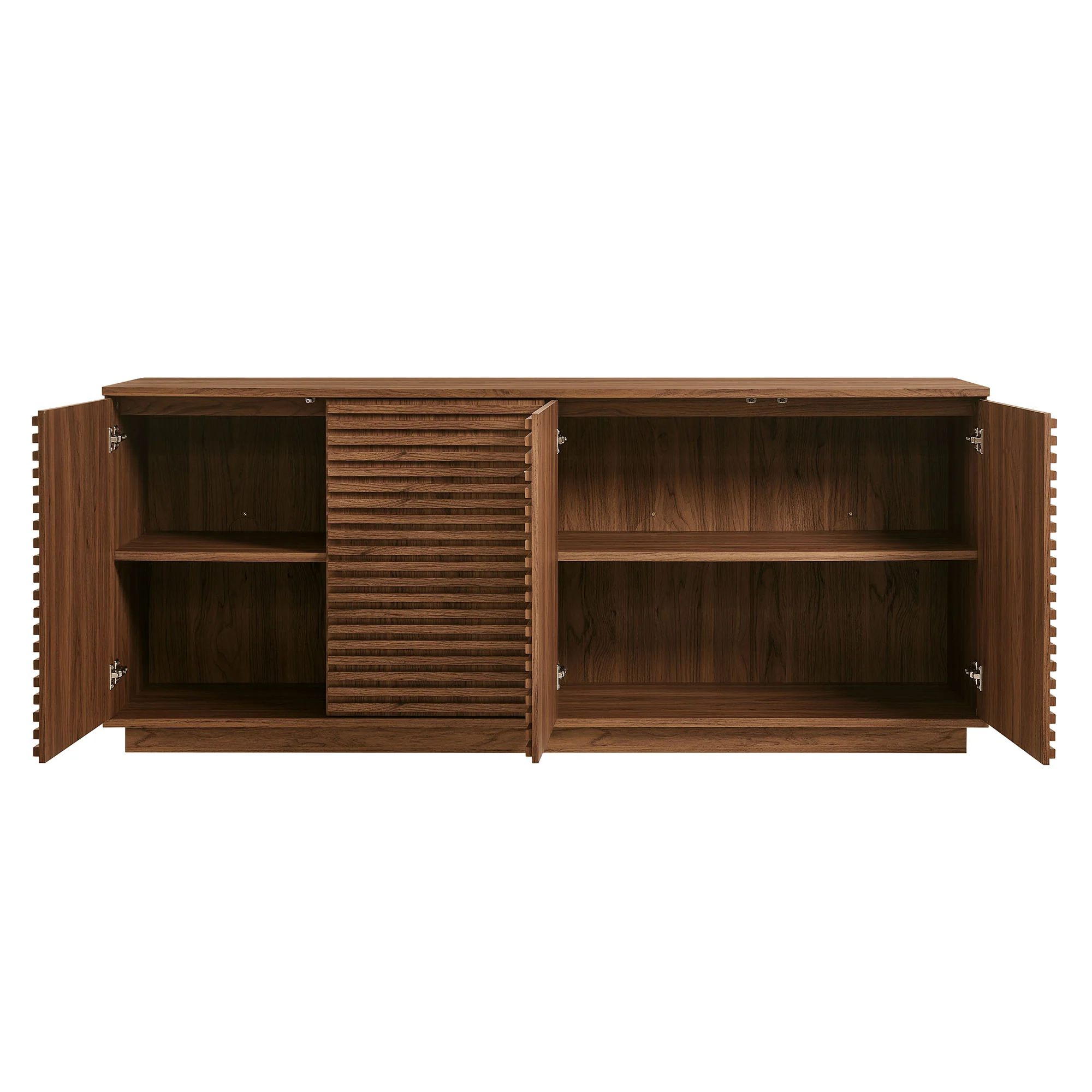 Render 4-Door Fluted Sideboard Cabinet TV Stand by Modway - Image 14