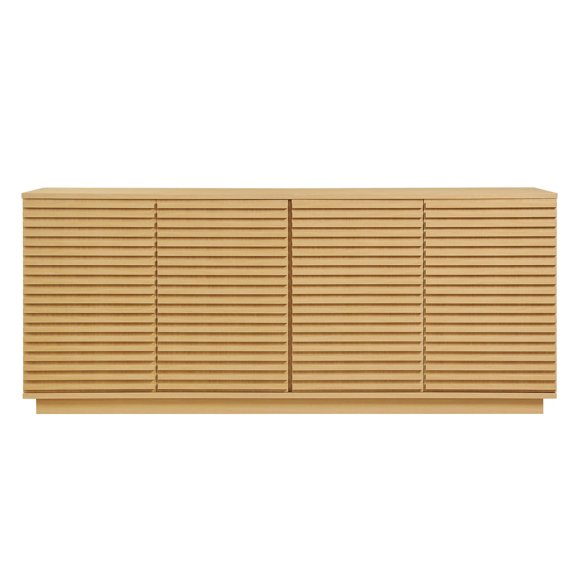 Render 4-Door Fluted Sideboard Cabinet TV Stand by Modway - Image 4