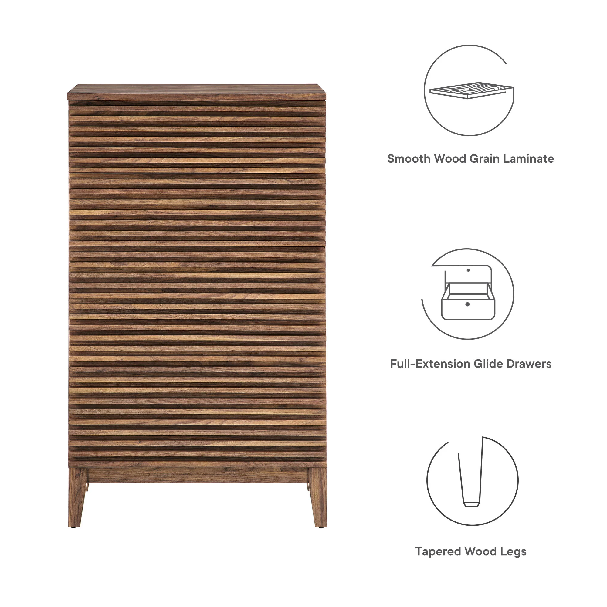 Render 5-Drawer Chest by Modway - Image 7