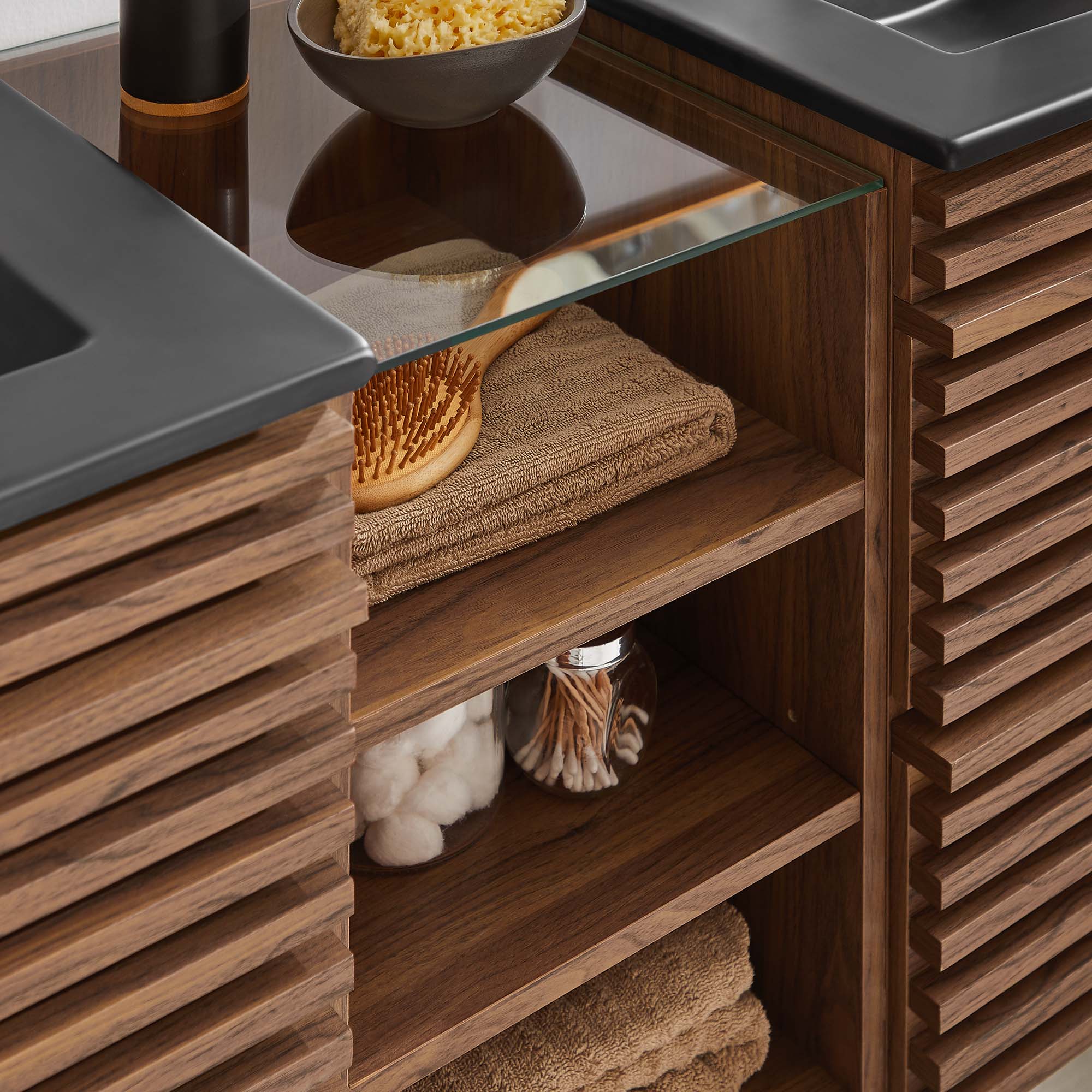 Render 62" Wall-Mount Double Sink Bathroom Vanity by Modway - Image 3