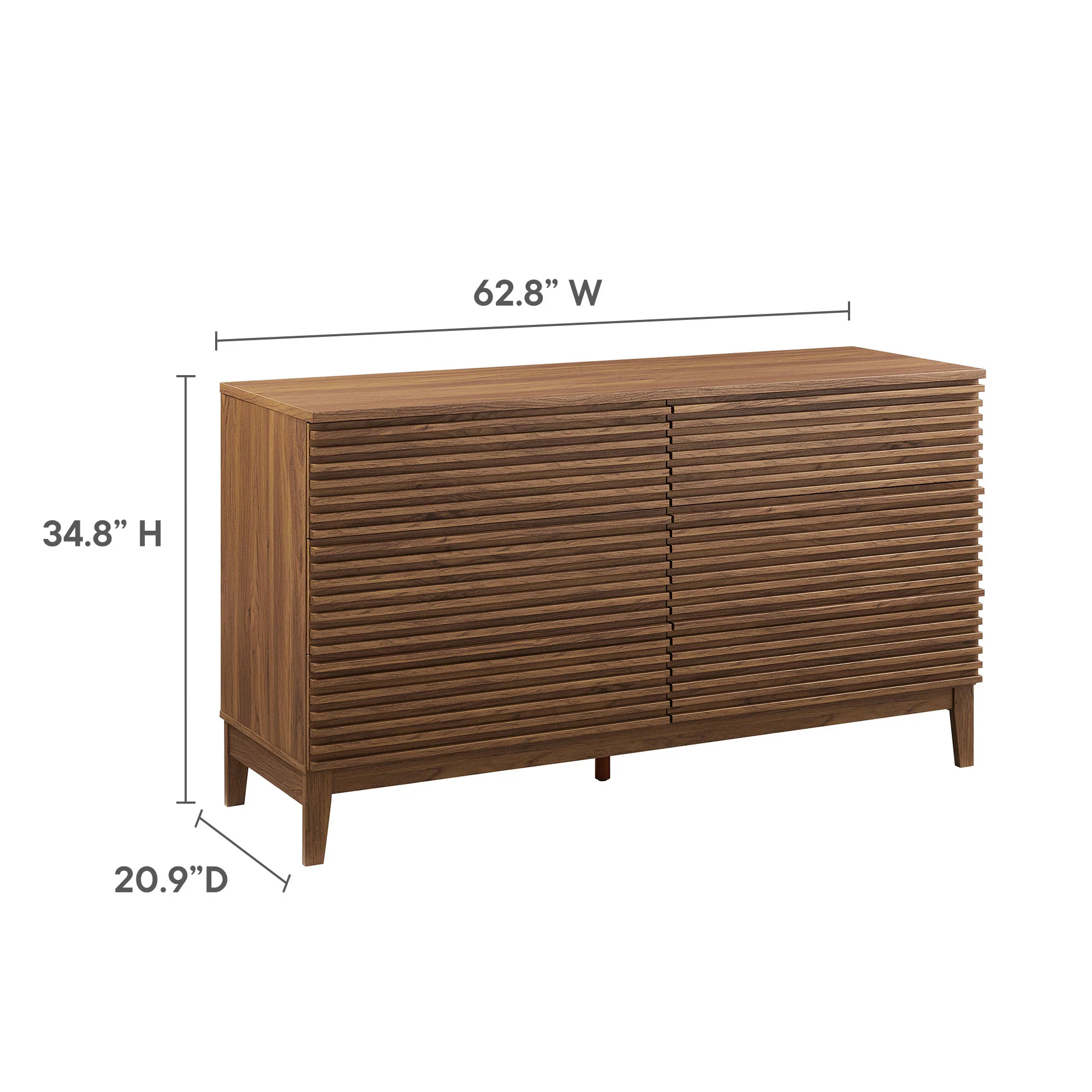 Render 63Ó 6-Drawer Dresser by Modway - Image 9