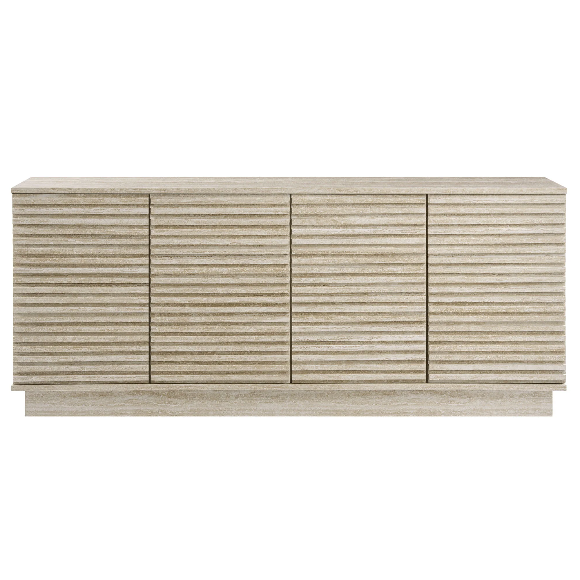 Render 70" Faux Travertine Sideboard Cabinet TV Stand by Modway - Image 3