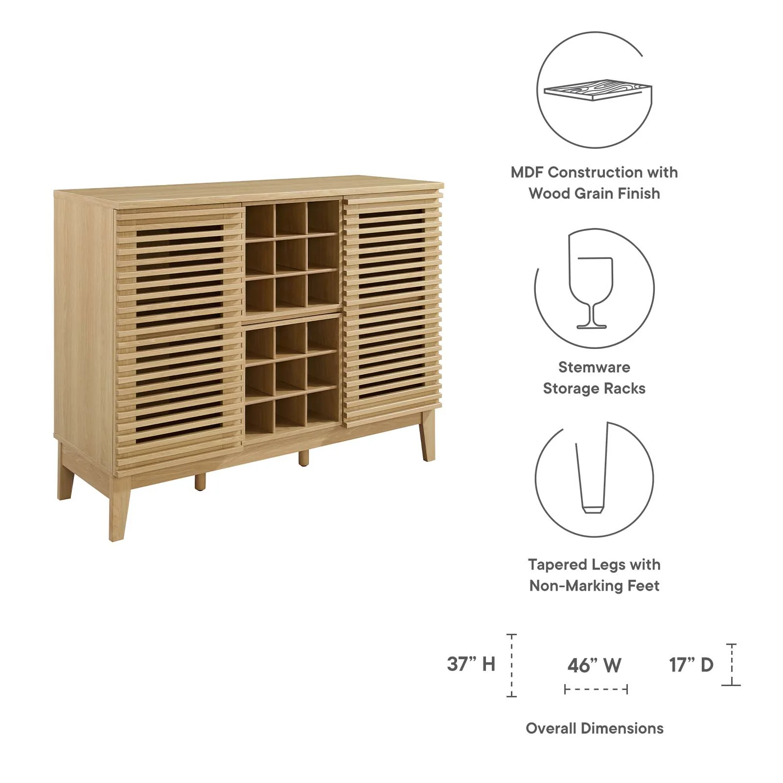 Render Bar Cabinet By Modway - EEI-6156 - Image 14