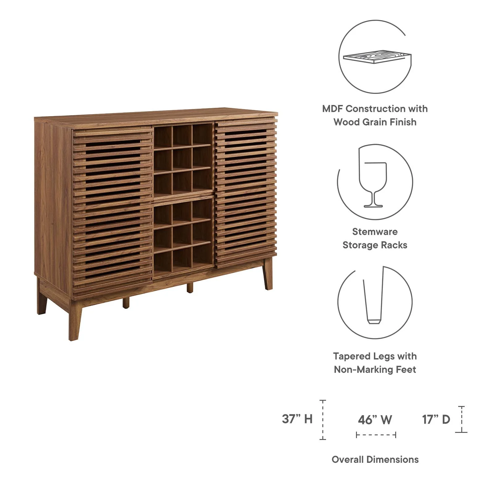 Render Bar Cabinet By Modway - EEI-6156 - Image 22