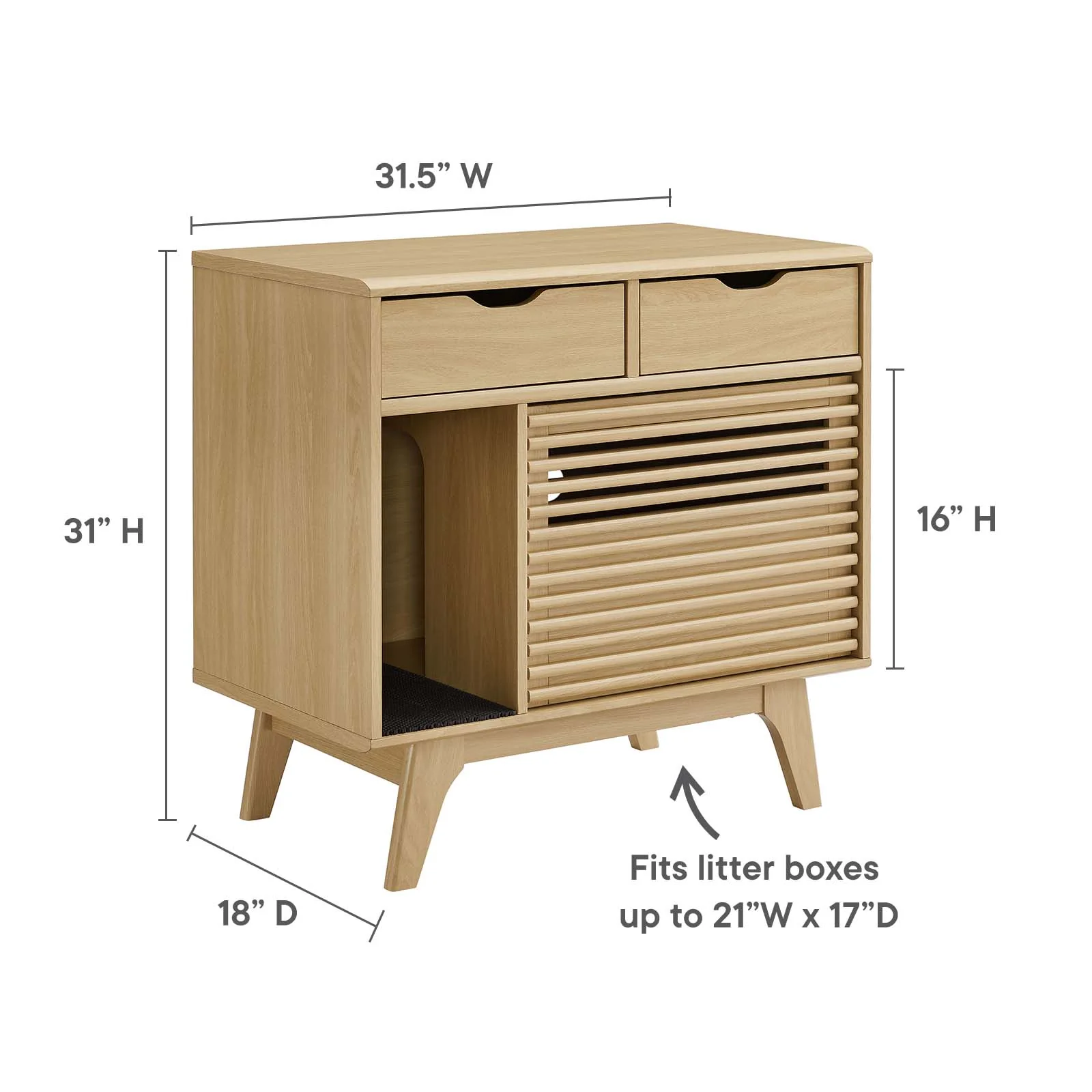 Render Cat Cabinet By Modway - EEI-6796 - Image 4