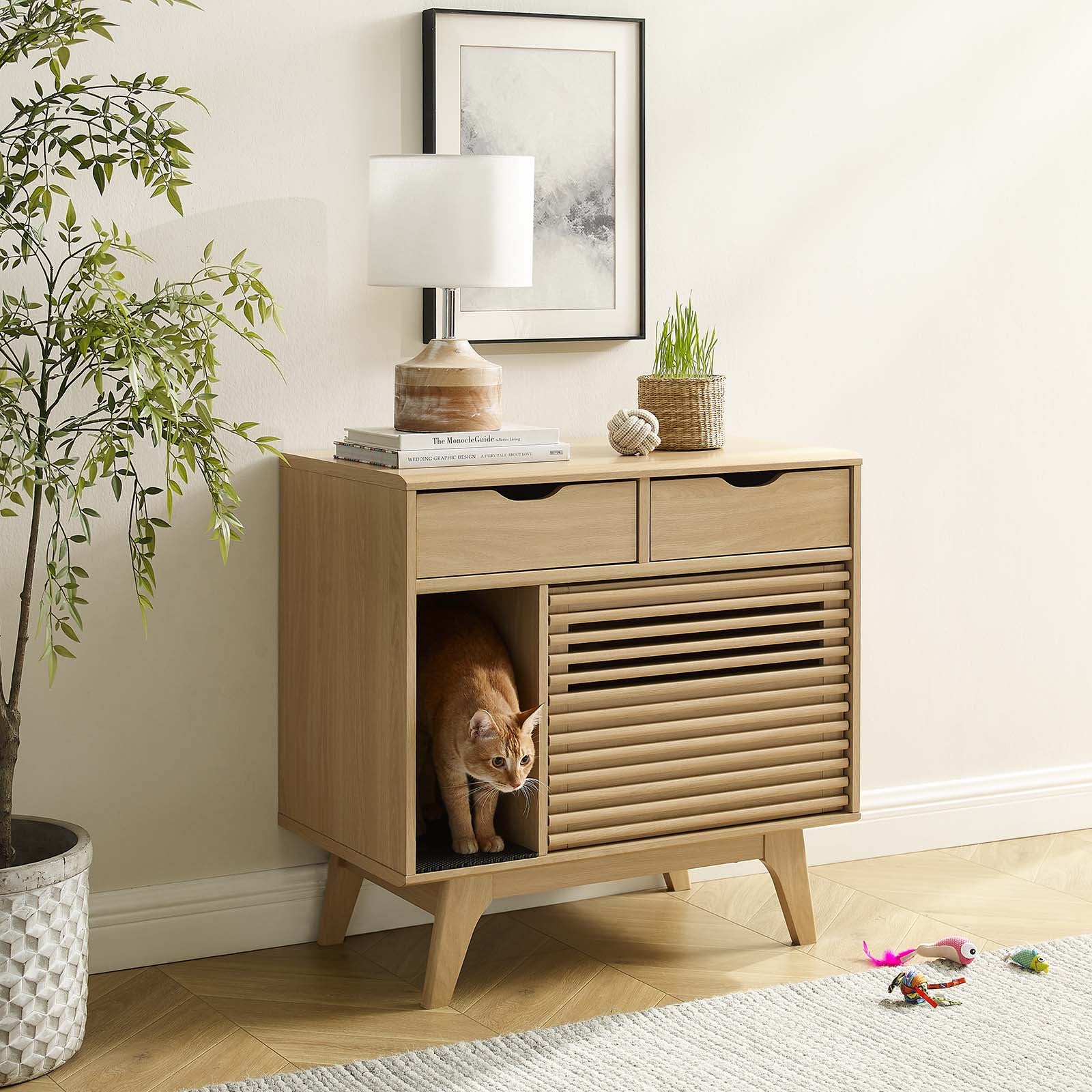 Render Cat Cabinet By Modway - EEI-6796 - Image 6