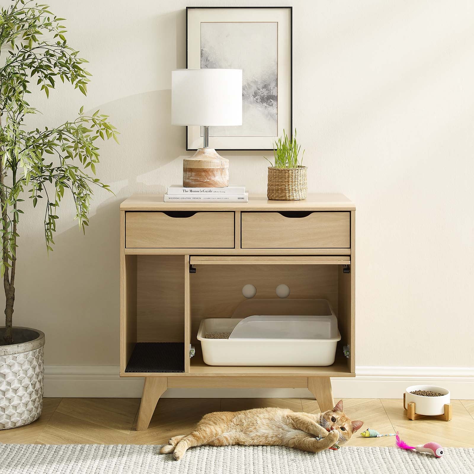 Render Cat Cabinet By Modway - EEI-6796 - Image 8