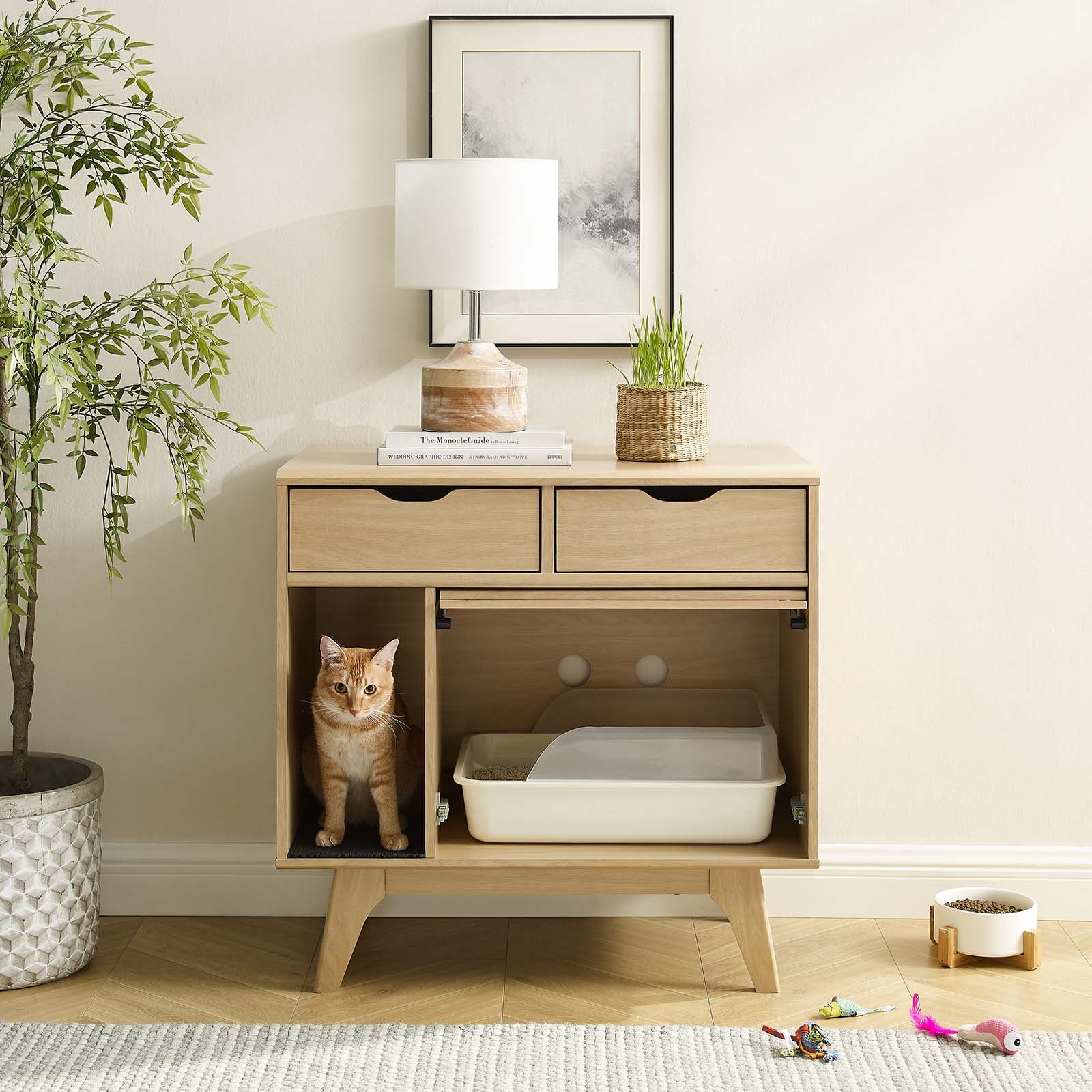 Render Cat Cabinet By Modway - EEI-6796 - Image 9
