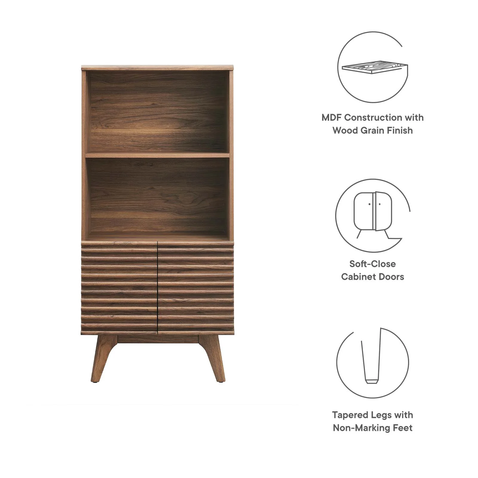 Render Display Cabinet Bookshelf By Modway - EEI-6229 - Image 26