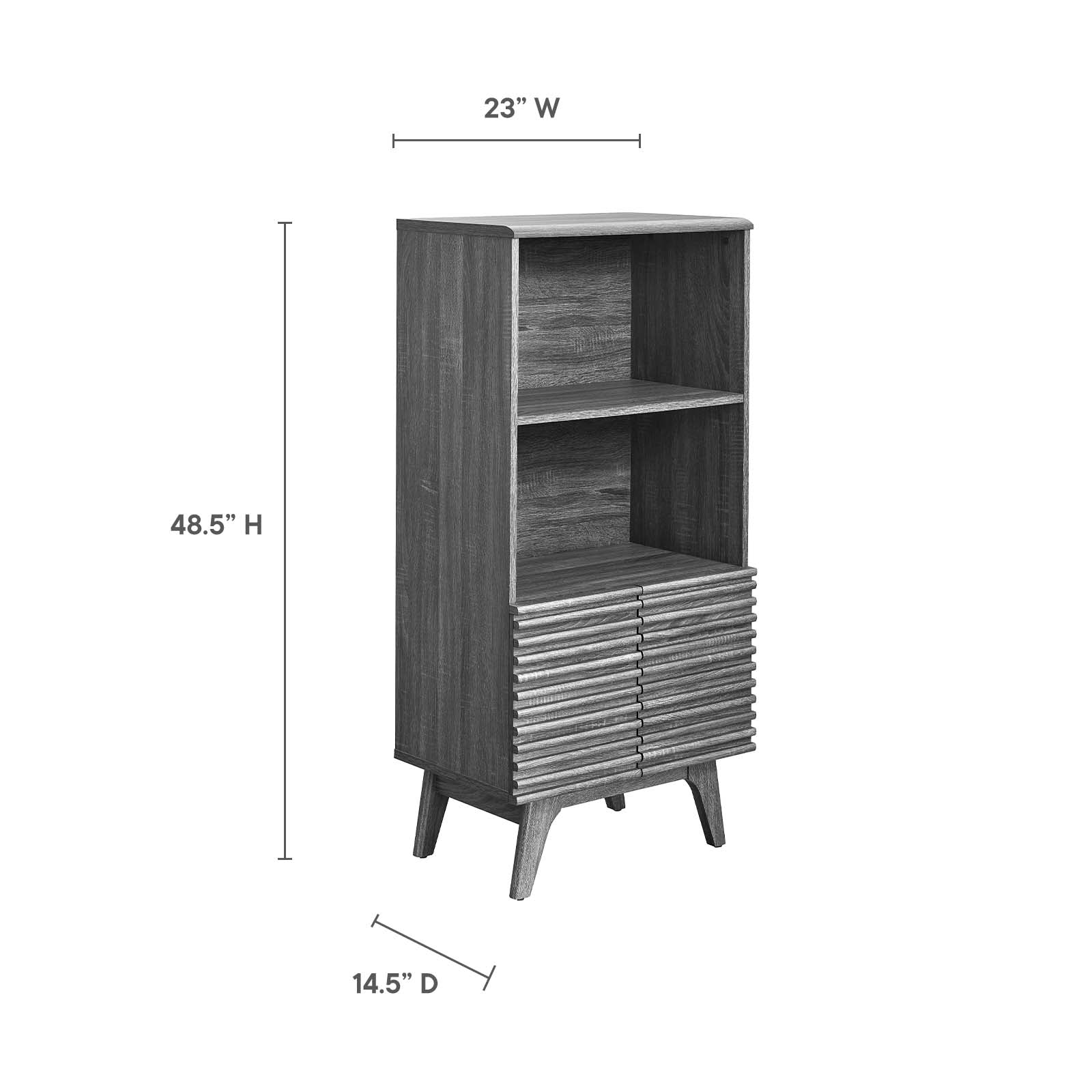 Render Display Cabinet Bookshelf By Modway - EEI-6229 - Image 7