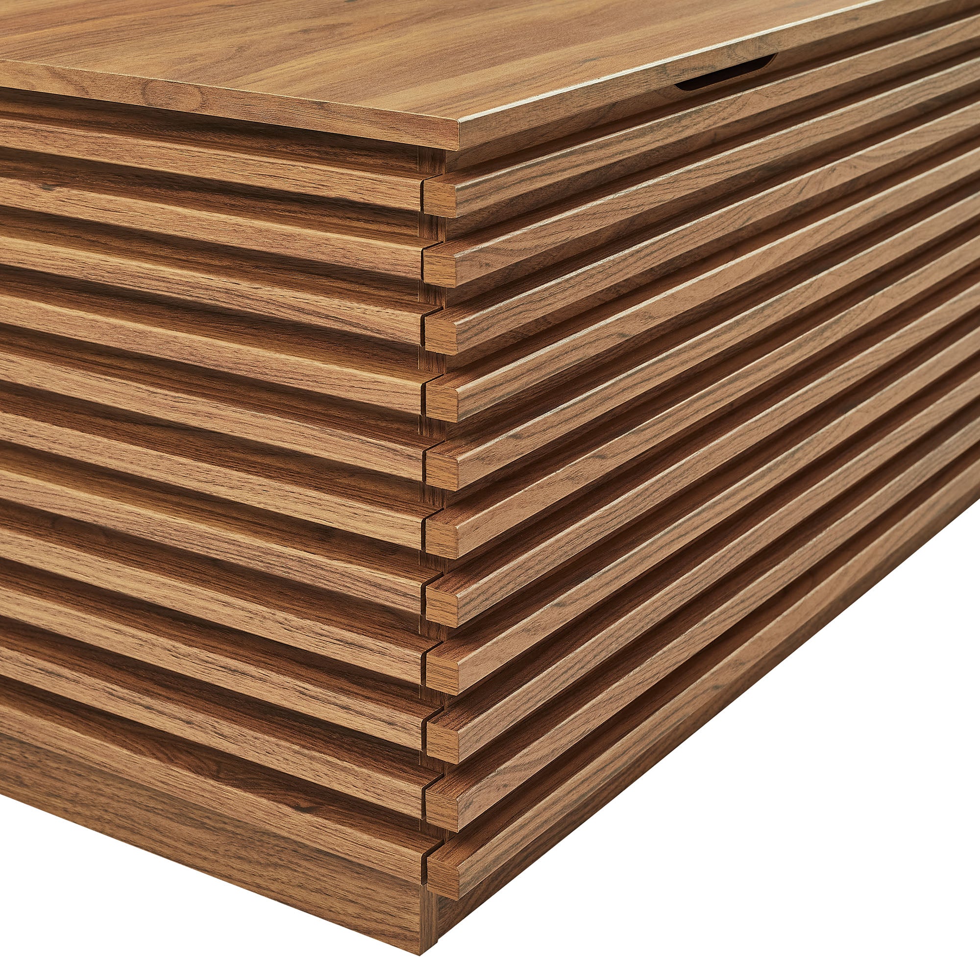 Render Fluted 3-in-1 Hall Tree With Storage Bench and Coat Rack by Modway - Image 11