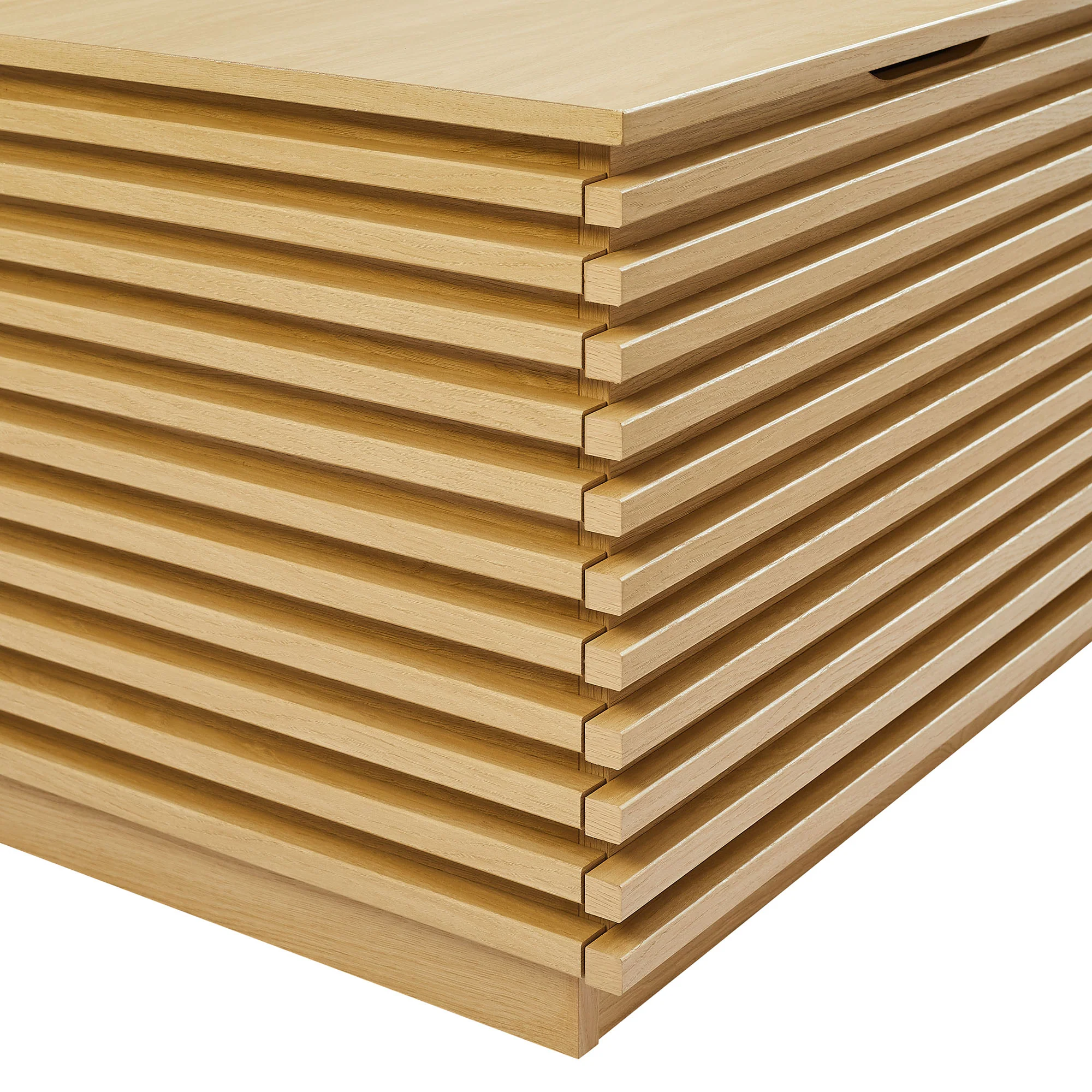 Render Fluted 3-in-1 Hall Tree With Storage Bench and Coat Rack by Modway - Image 4
