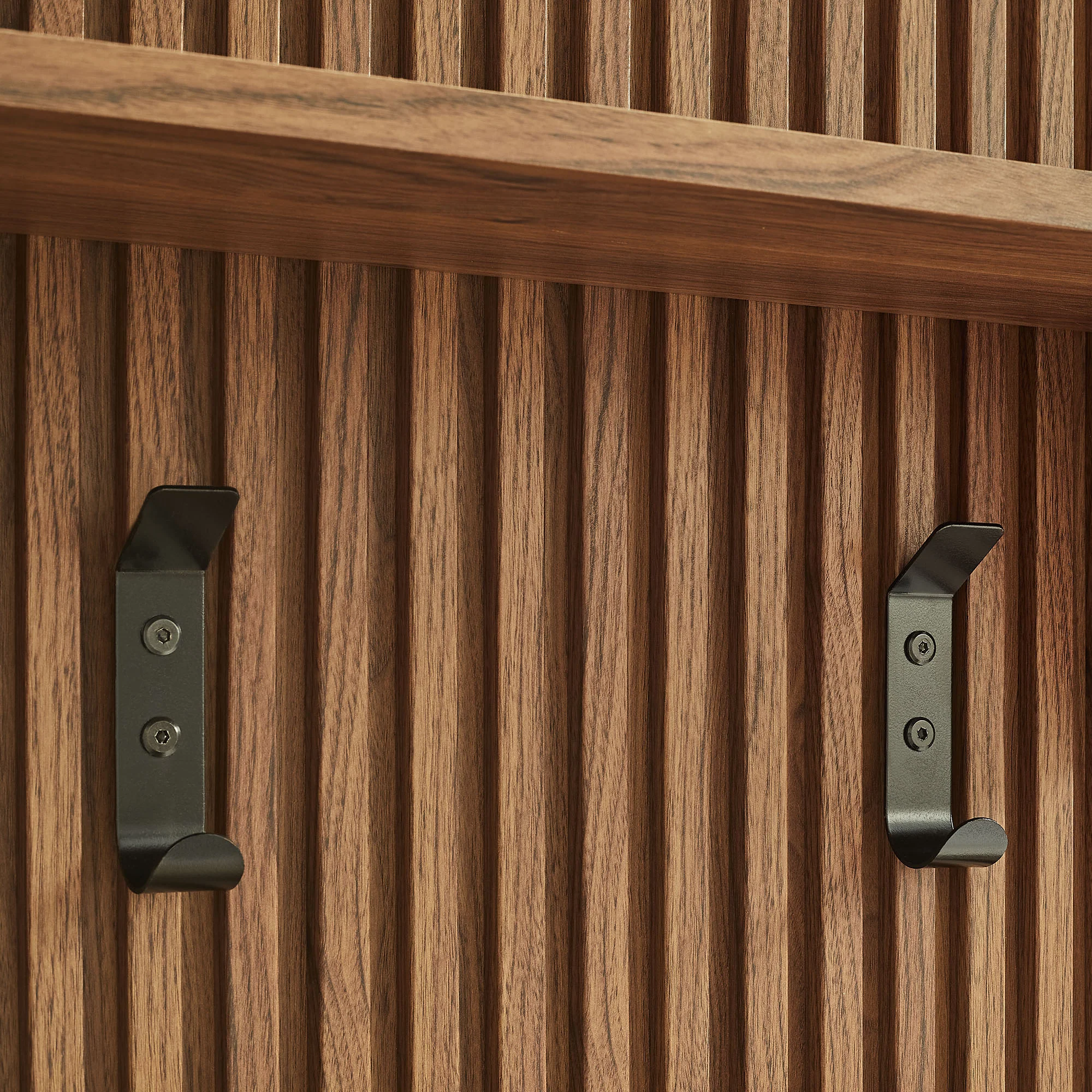 Render Fluted Coat Rack Panel With Shelf by Modway - Image 11