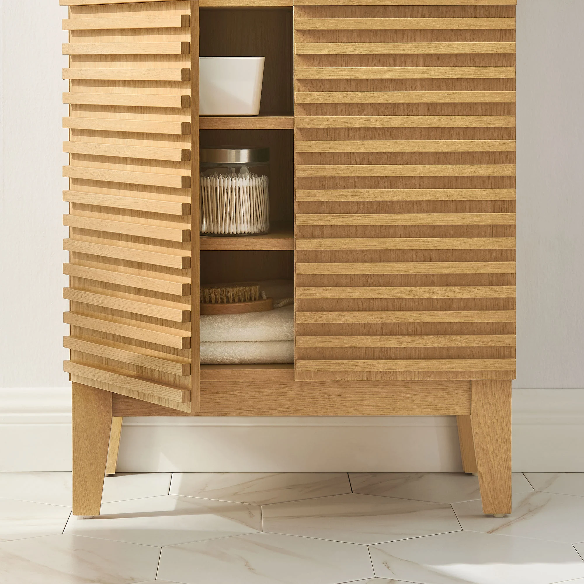 Render Freestanding Bathroom Storage Cabinet by Modway - Image 7