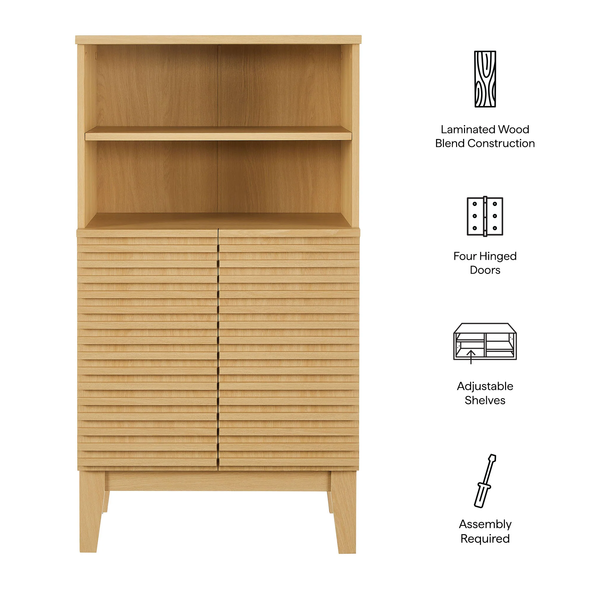 Render Freestanding Bathroom Storage Cabinet by Modway - Image 8