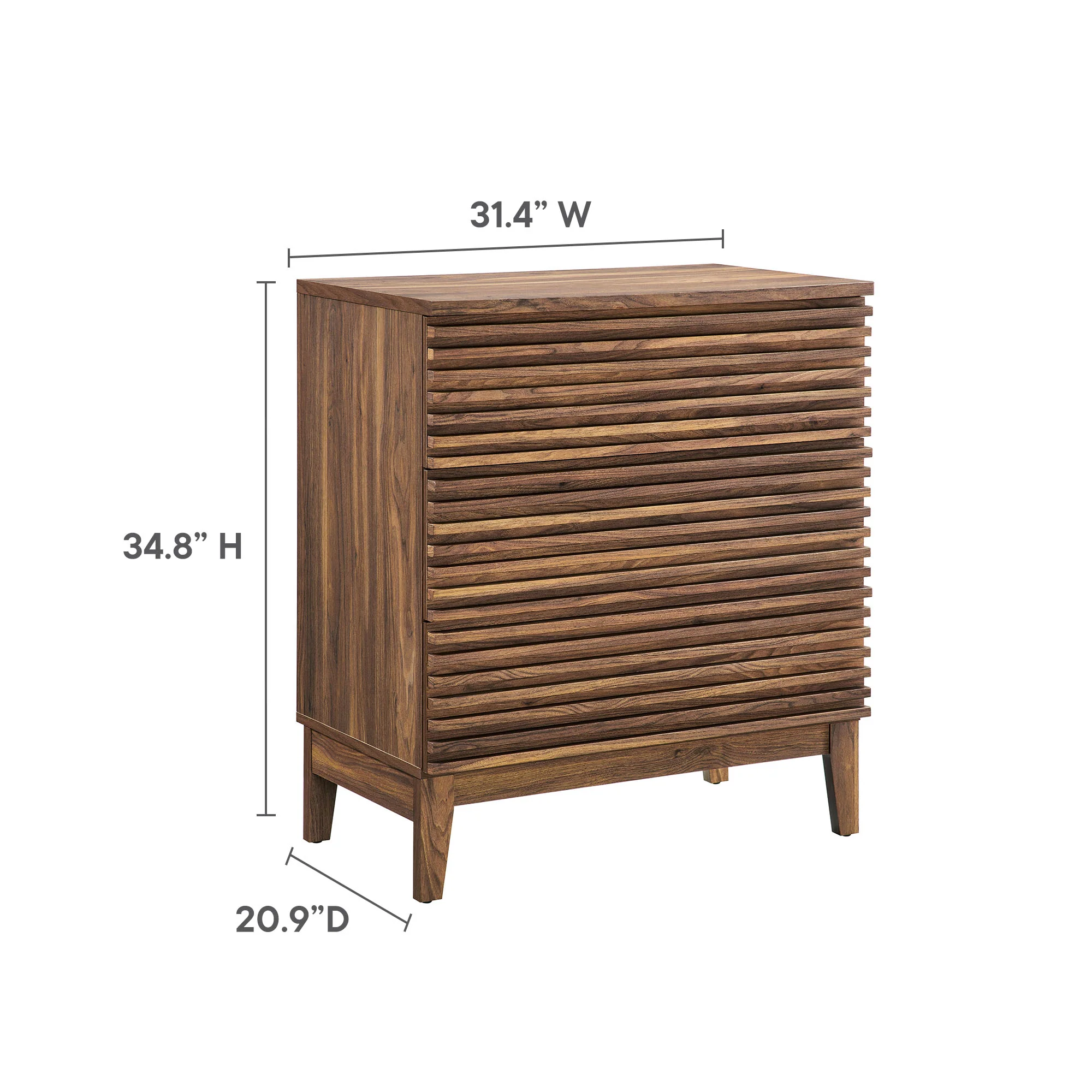 Render Large 3-Drawer Nightstand by Modway - Image 9