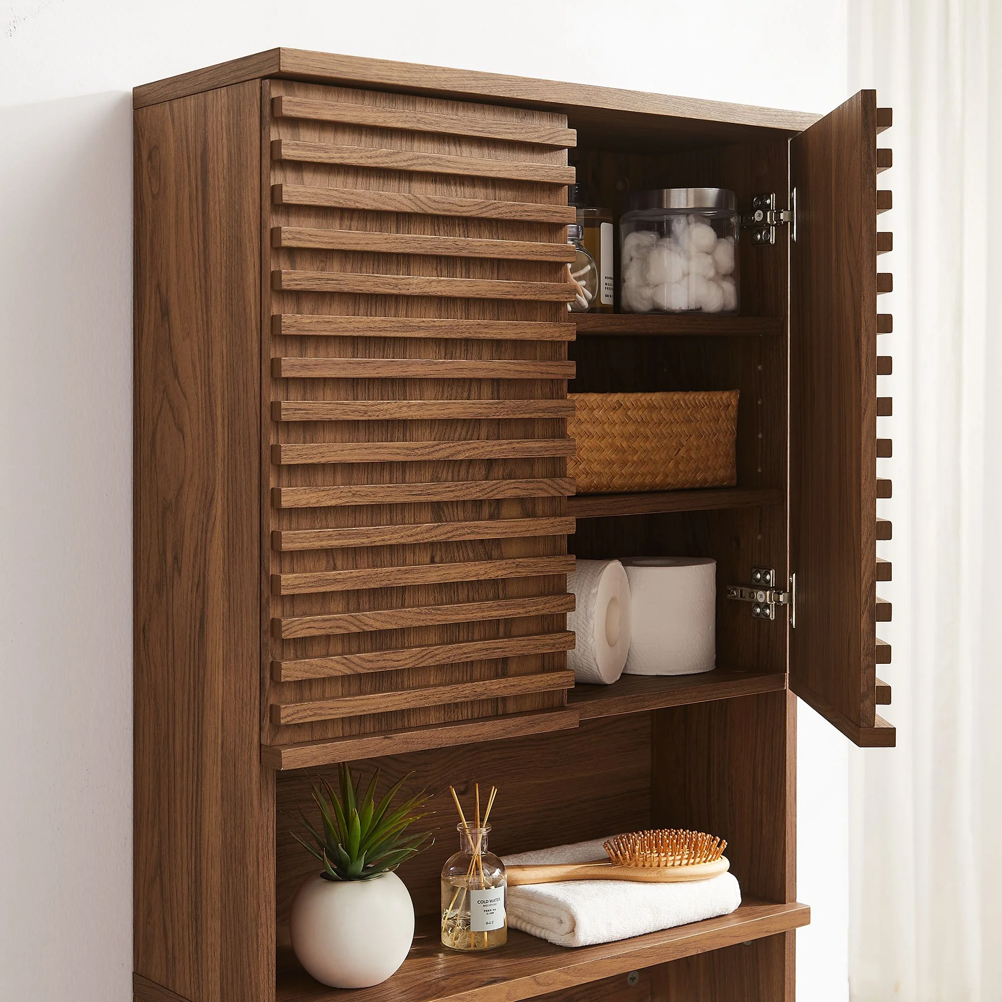 Render Over the Toilet Bathroom Storage Cabinet by Modway - Image 15