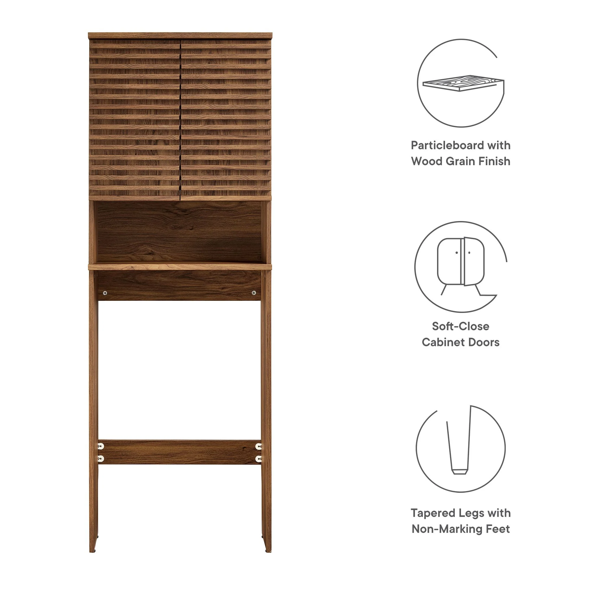 Render Over the Toilet Bathroom Storage Cabinet by Modway - Image 17