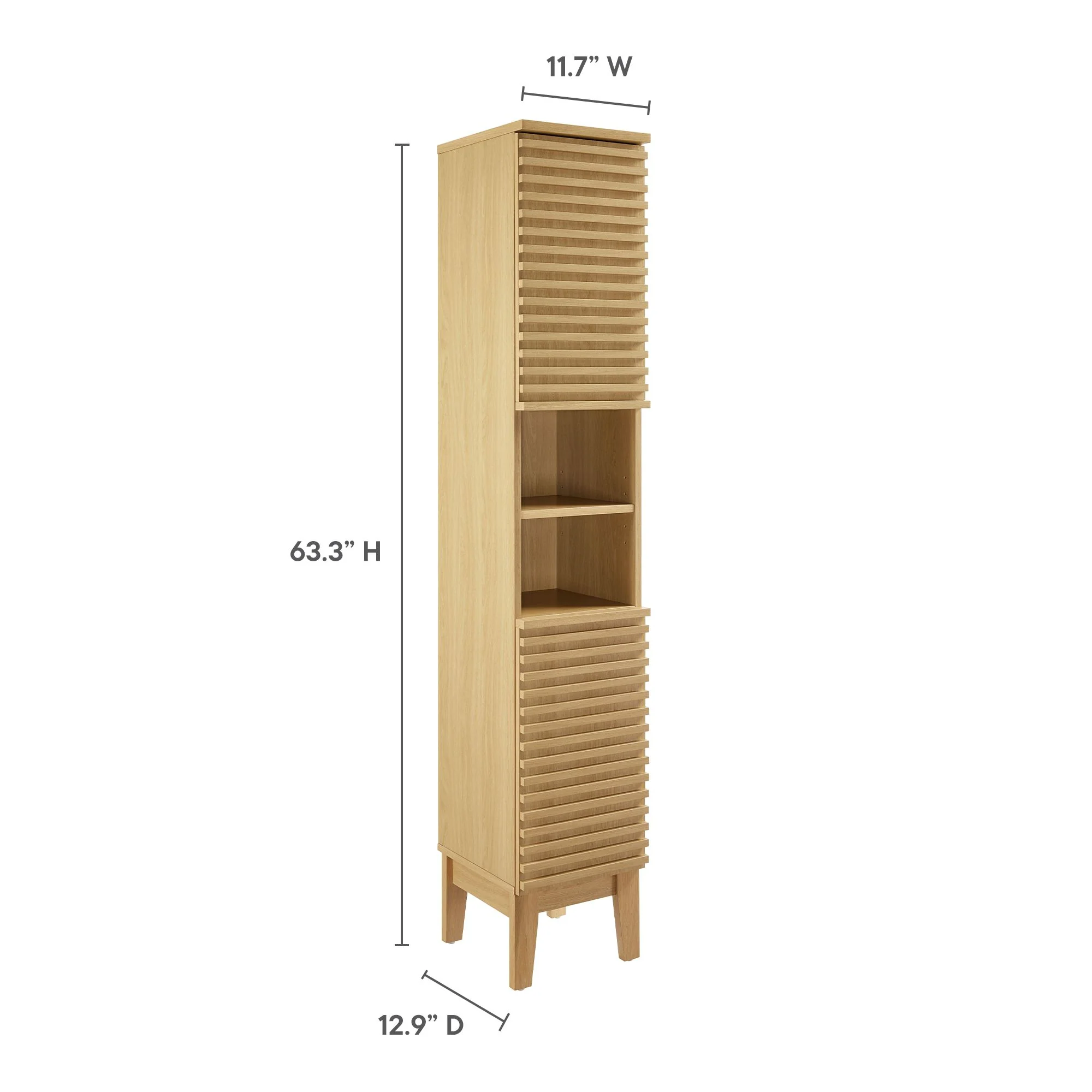 Render Tall Narrow Bathroom Storage Cabinet by Modway - Image 10