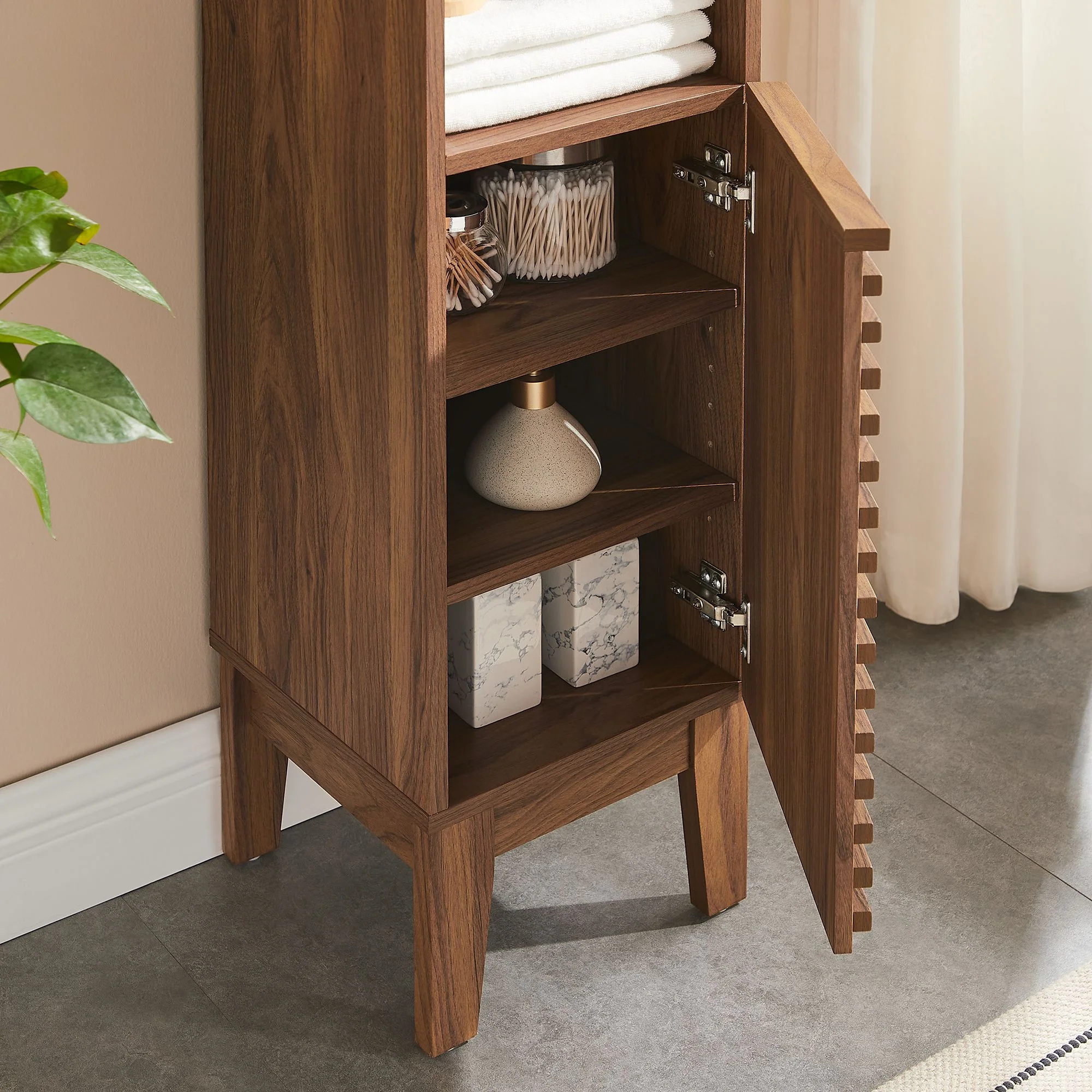 Render Tall Narrow Bathroom Storage Cabinet by Modway - Image 17