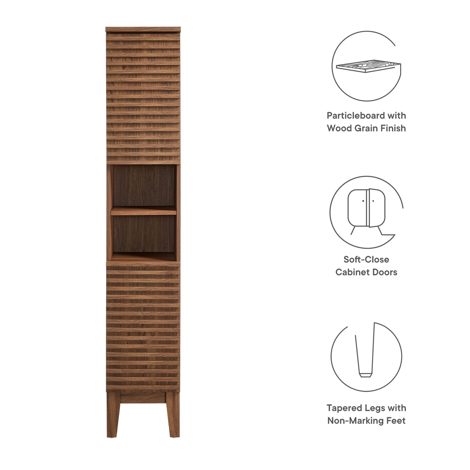 Render Tall Narrow Bathroom Storage Cabinet by Modway - Image 19