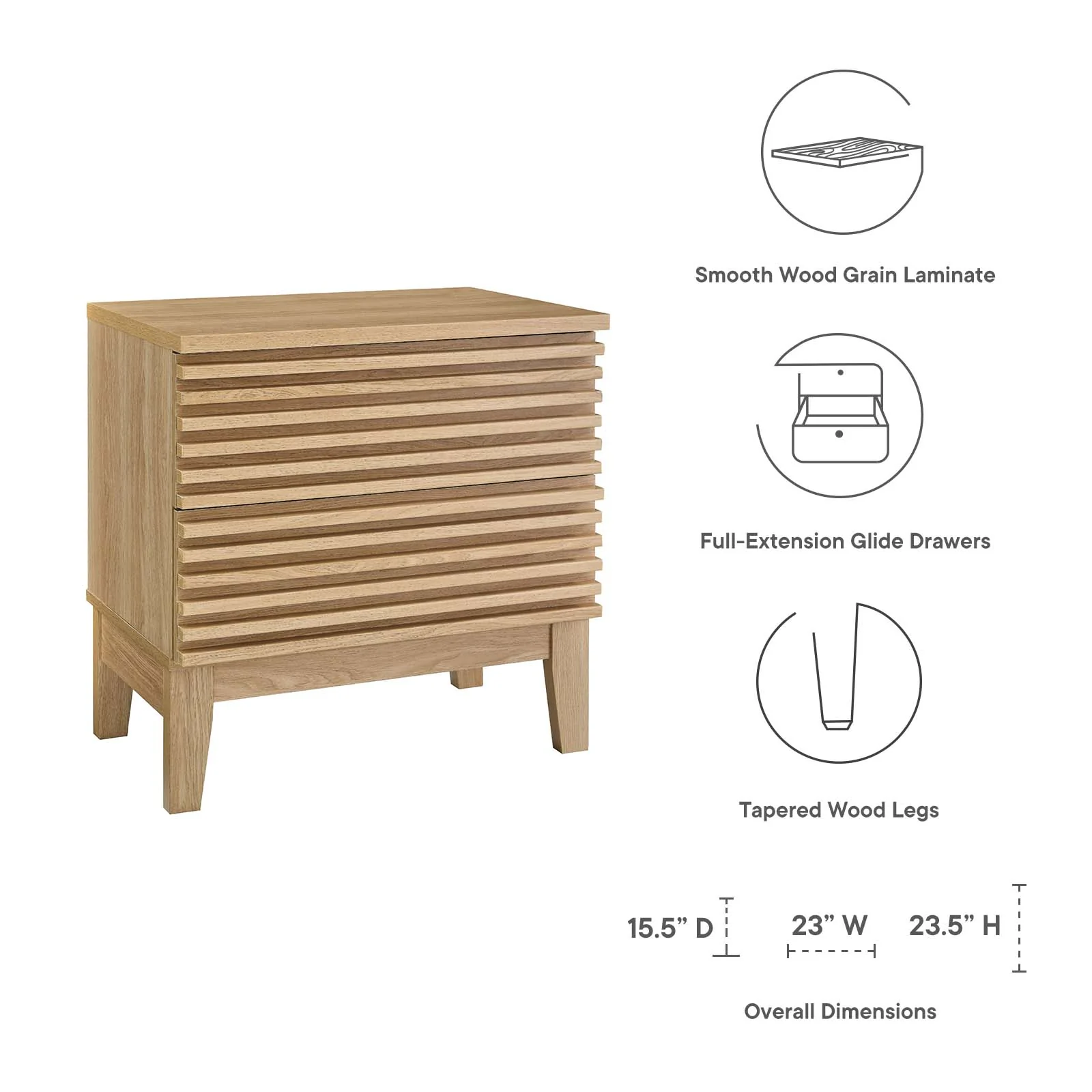Render Two-Drawer Nightstand By Modway - MOD-6964 - Image 12