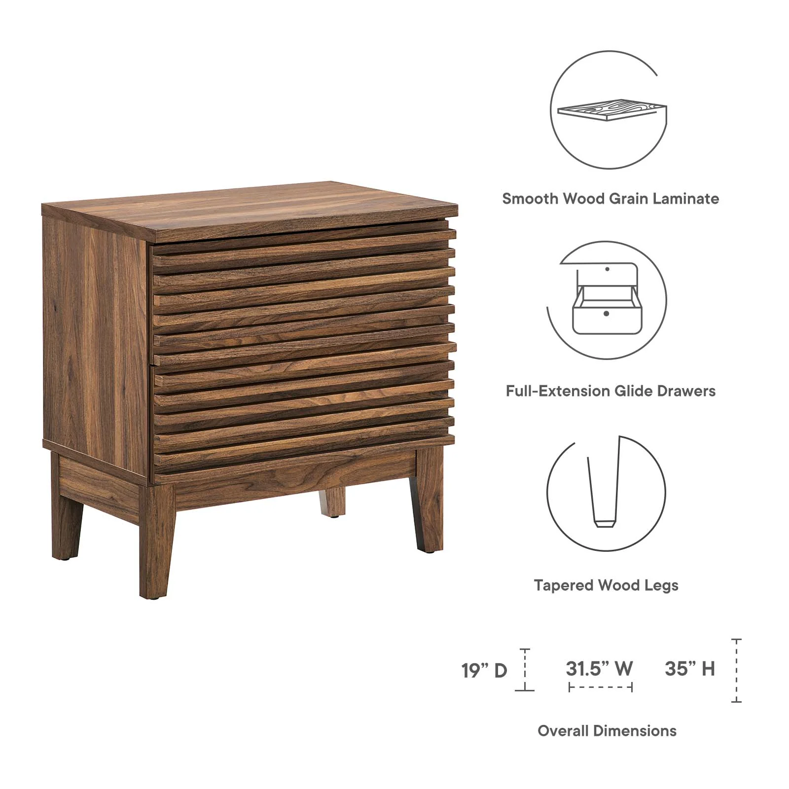 Render Two-Drawer Nightstand By Modway - MOD-6964 - Image 15