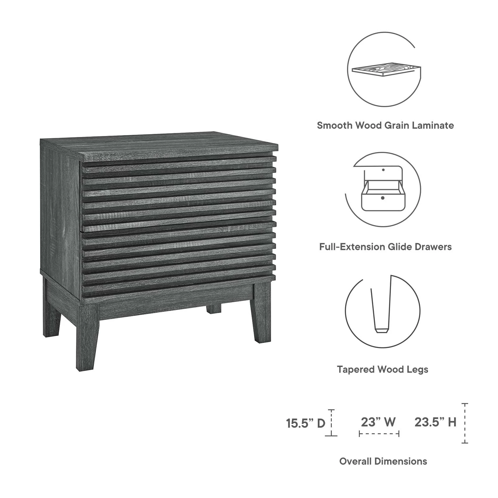 Render Two-Drawer Nightstand By Modway - MOD-6964 - Image 5
