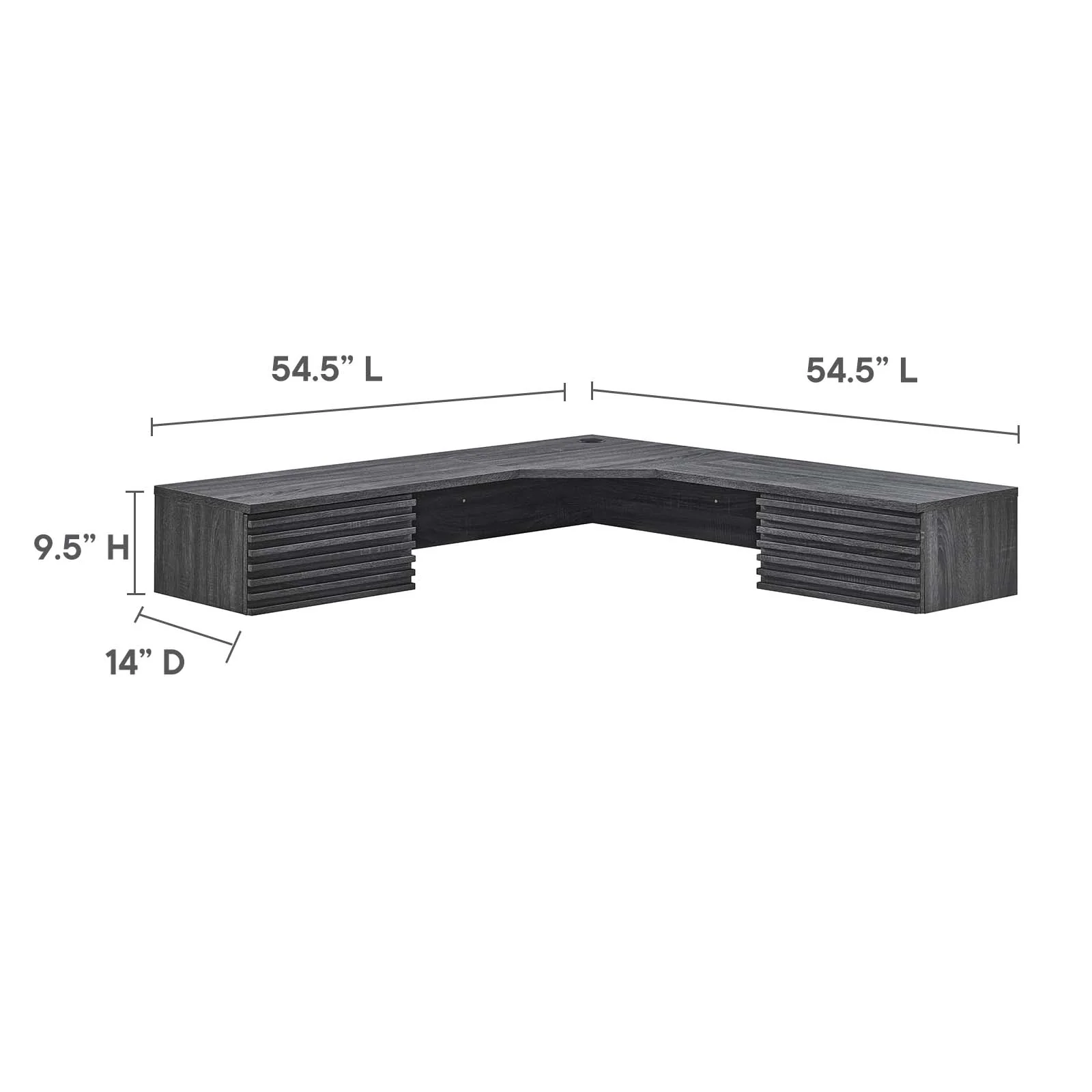 Render Wall Mount Corner Office Desk By Modway - EEI-6181 - Image 7