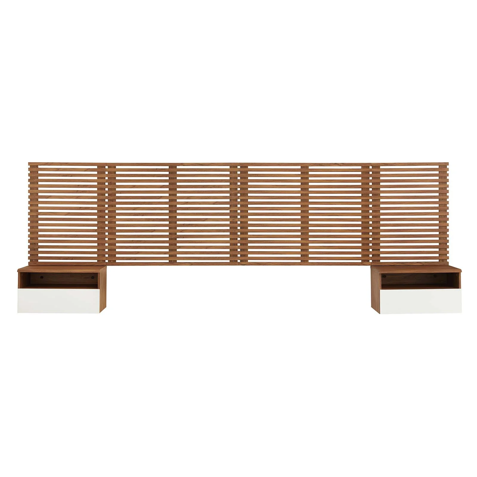 Render Wall Mount King Headboard and Modern Nightstands By Modway - MOD-7114 - Image 3