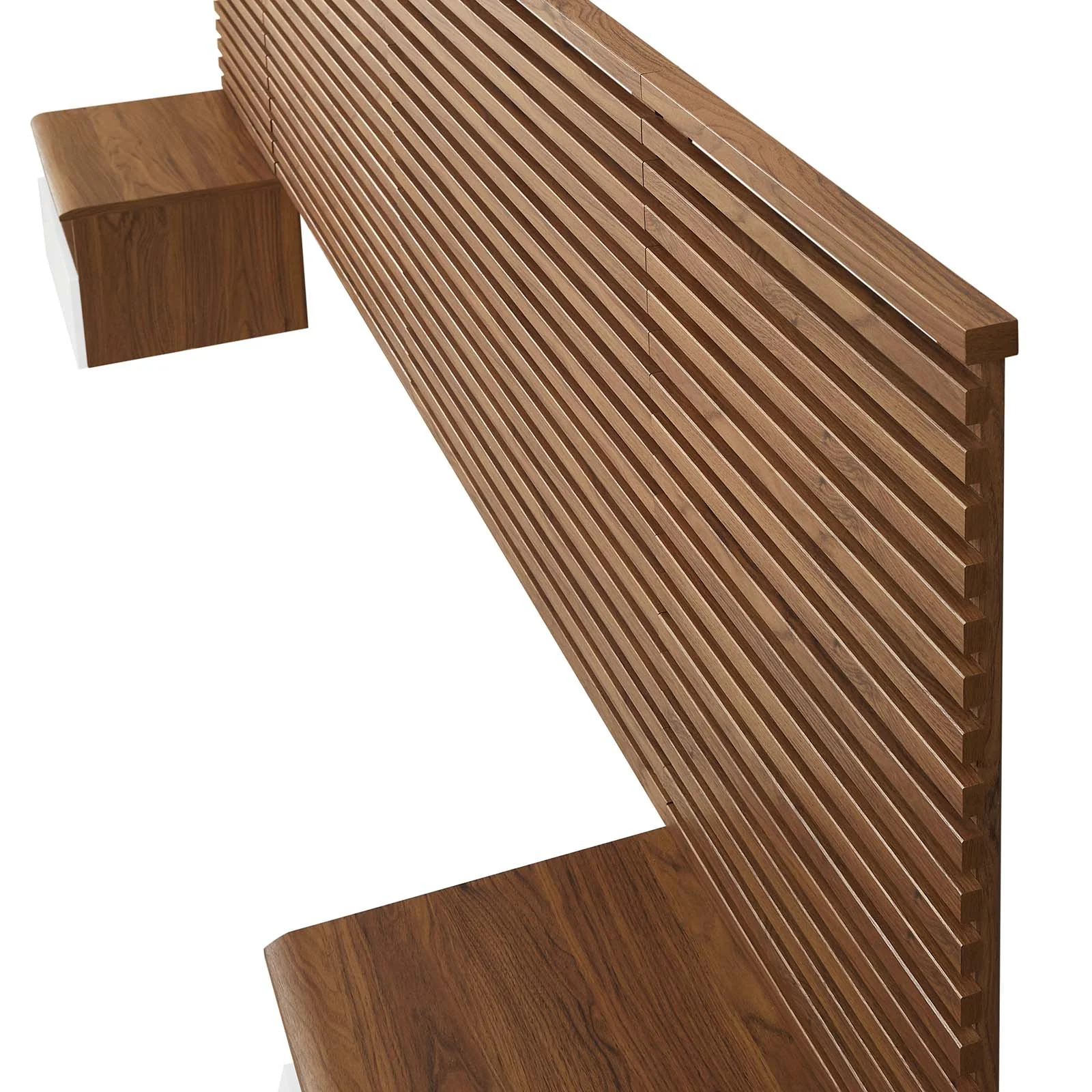 Render Wall Mount King Headboard and Modern Nightstands By Modway - MOD-7114 - Image 4