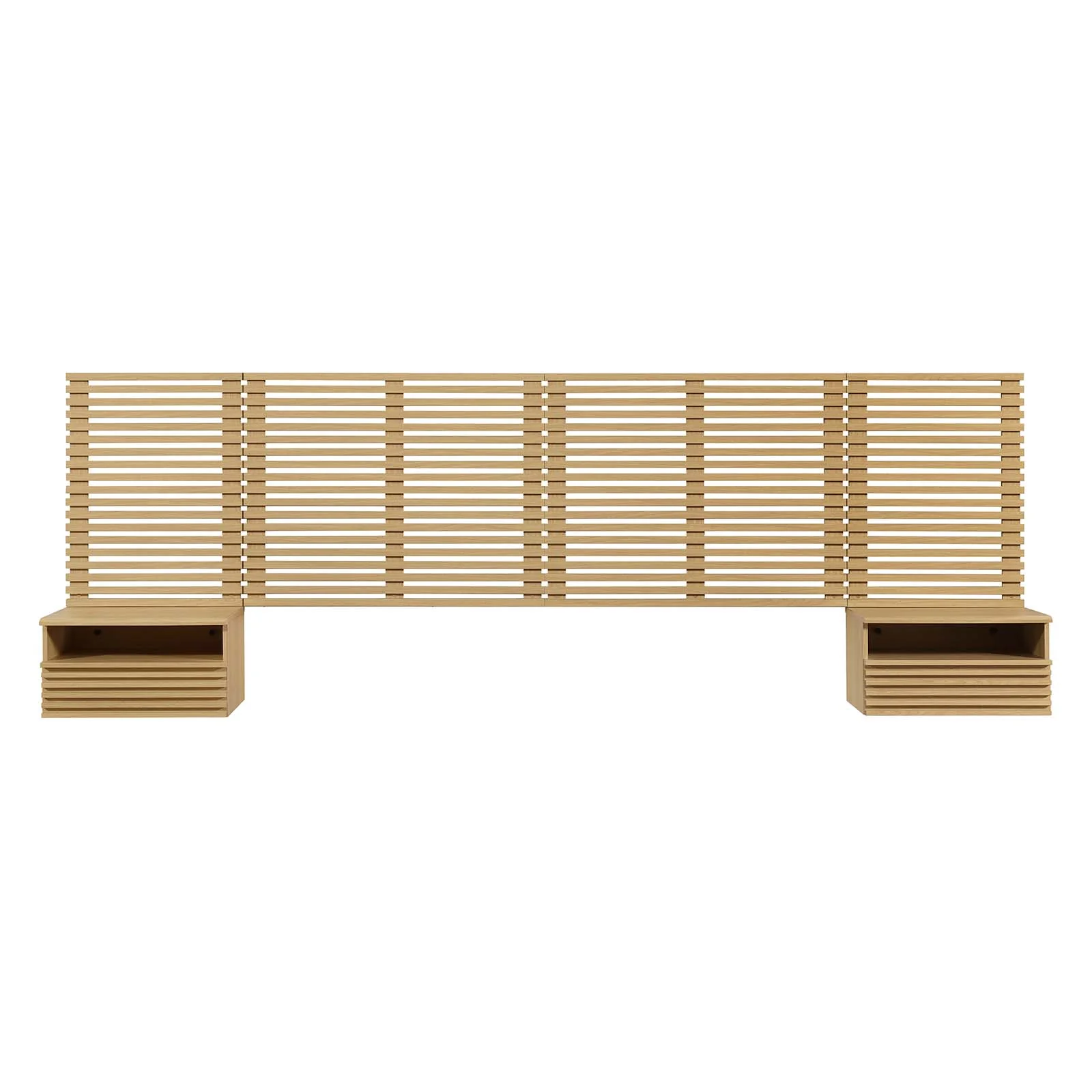 Render Wall Mount King Headboard and Modern Nightstands By Modway - MOD-7117 - Image 10