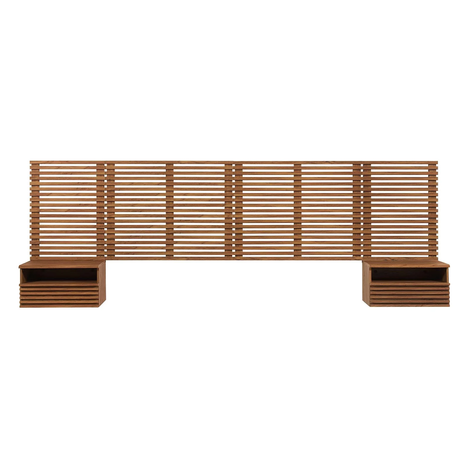 Render Wall Mount King Headboard and Modern Nightstands By Modway - MOD-7117 - Image 17