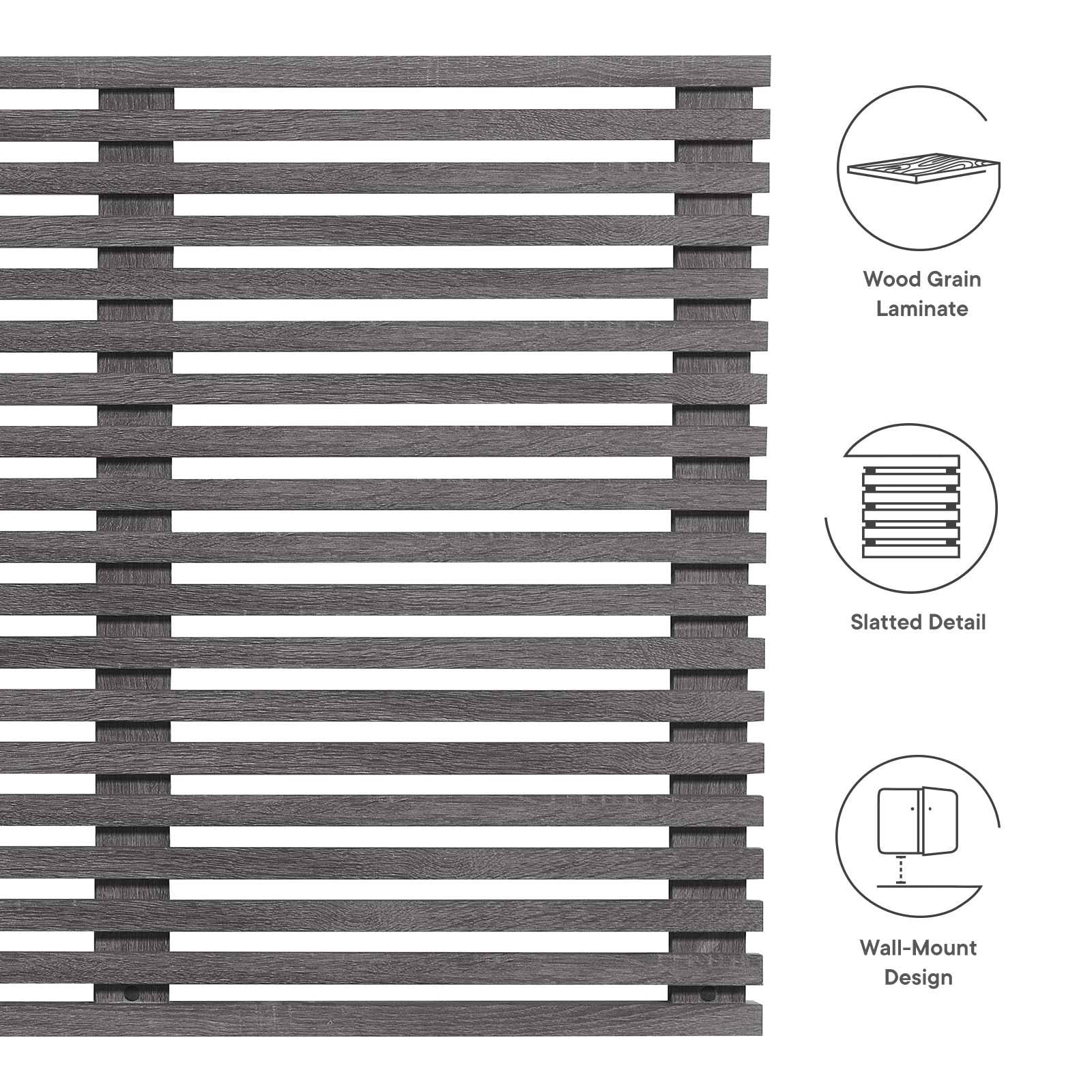 Render Wall Mount King Headboard By Modway - MOD-7111 - Image 5