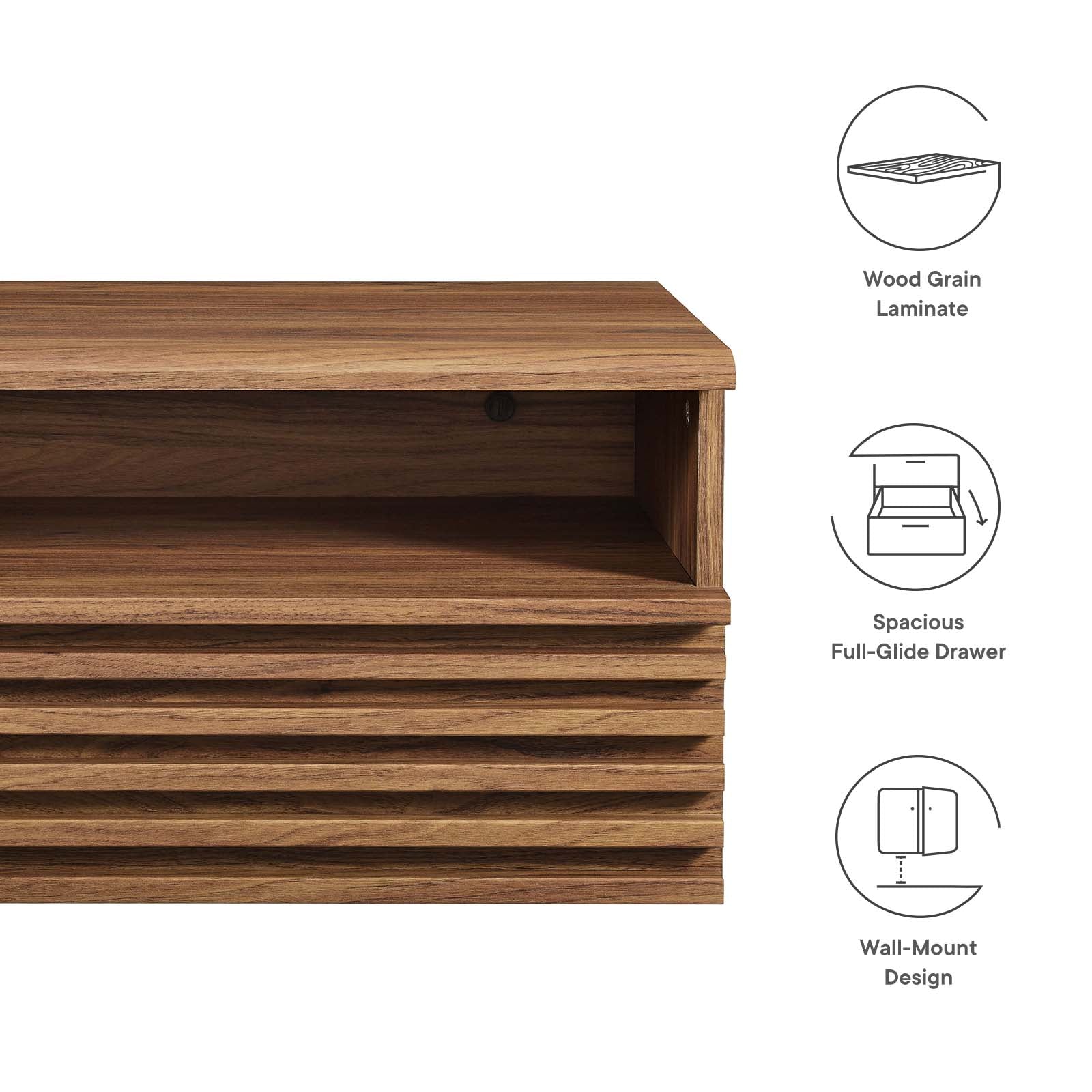Render Wall-Mount Nightstand By Modway - MOD-7058 - Image 21