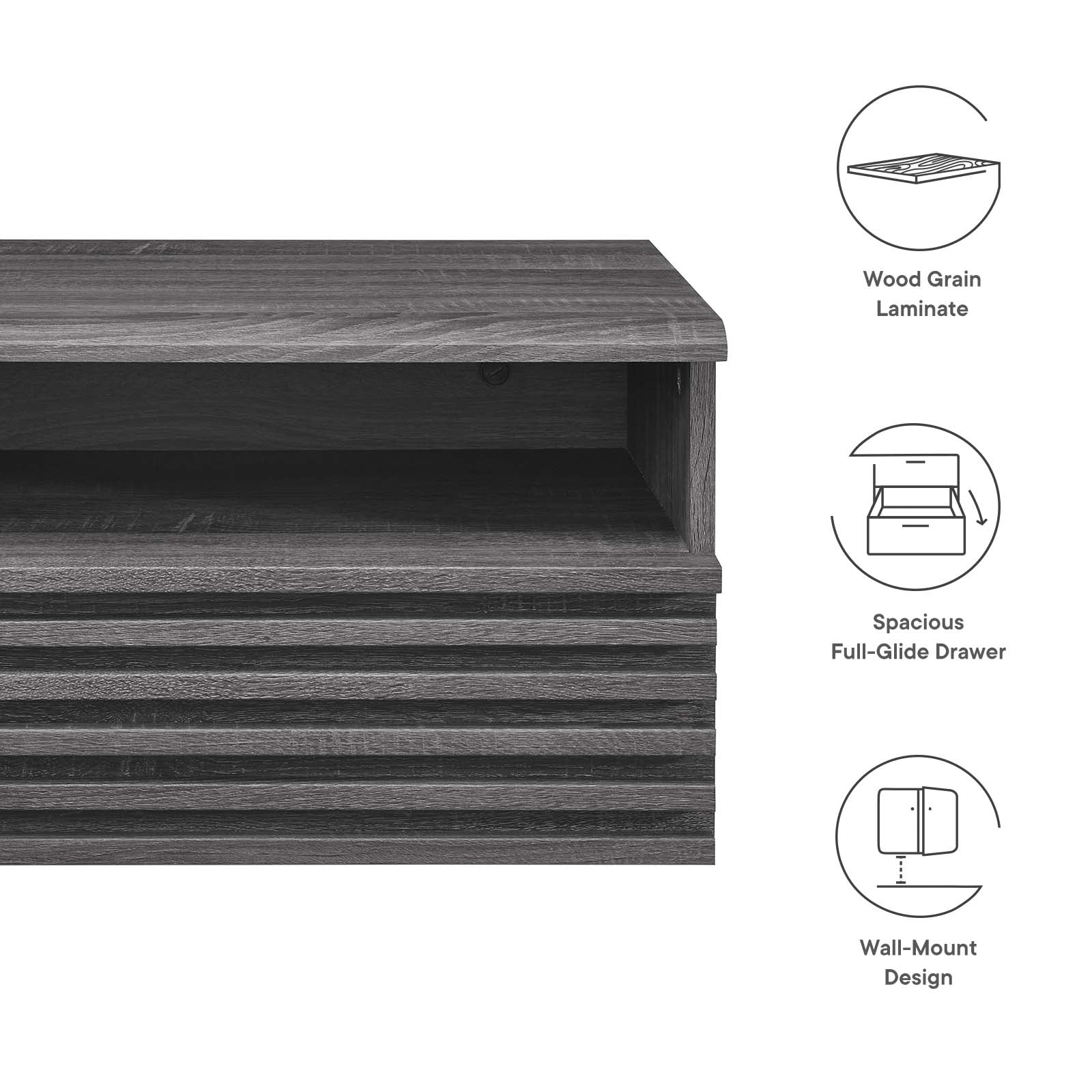 Render Wall-Mount Nightstand By Modway - MOD-7058 - Image 6
