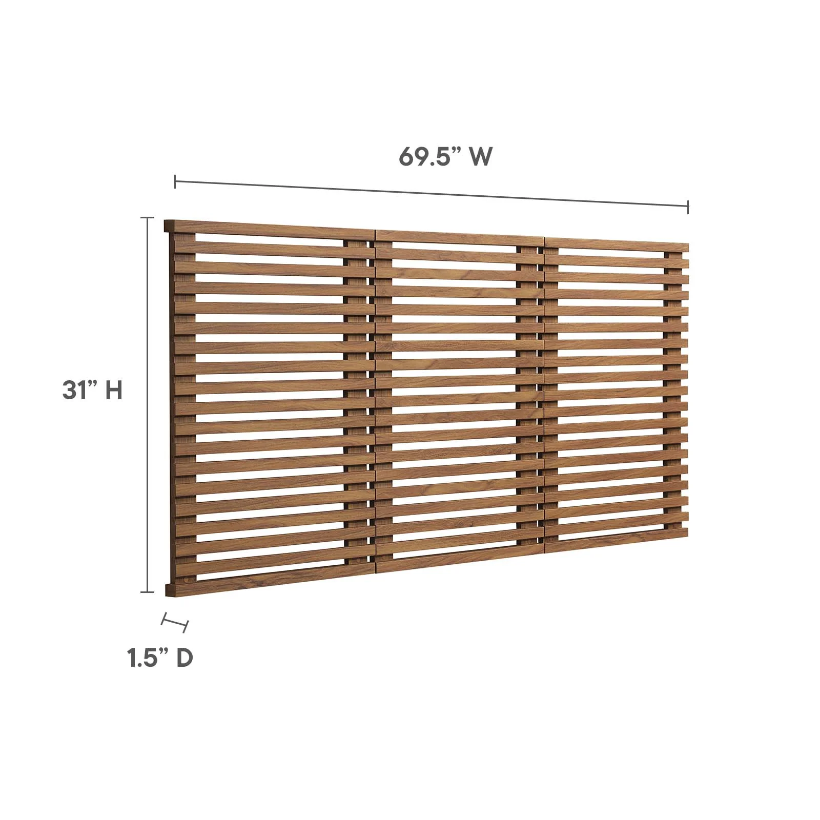Render Wall Mount Queen Headboard By Modway - MOD-7110 - Image 20