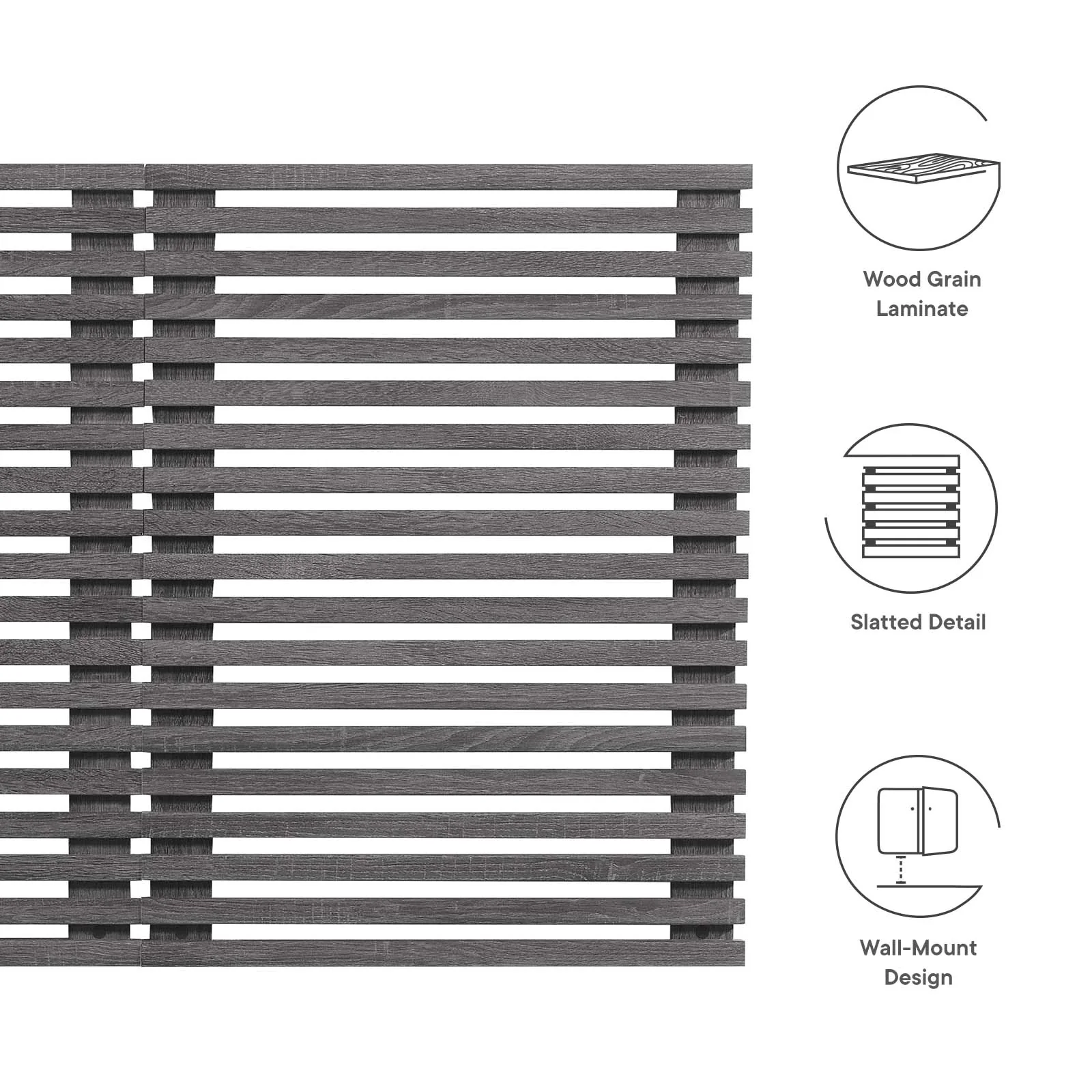 Render Wall Mount Queen Headboard By Modway - MOD-7110 - Image 5