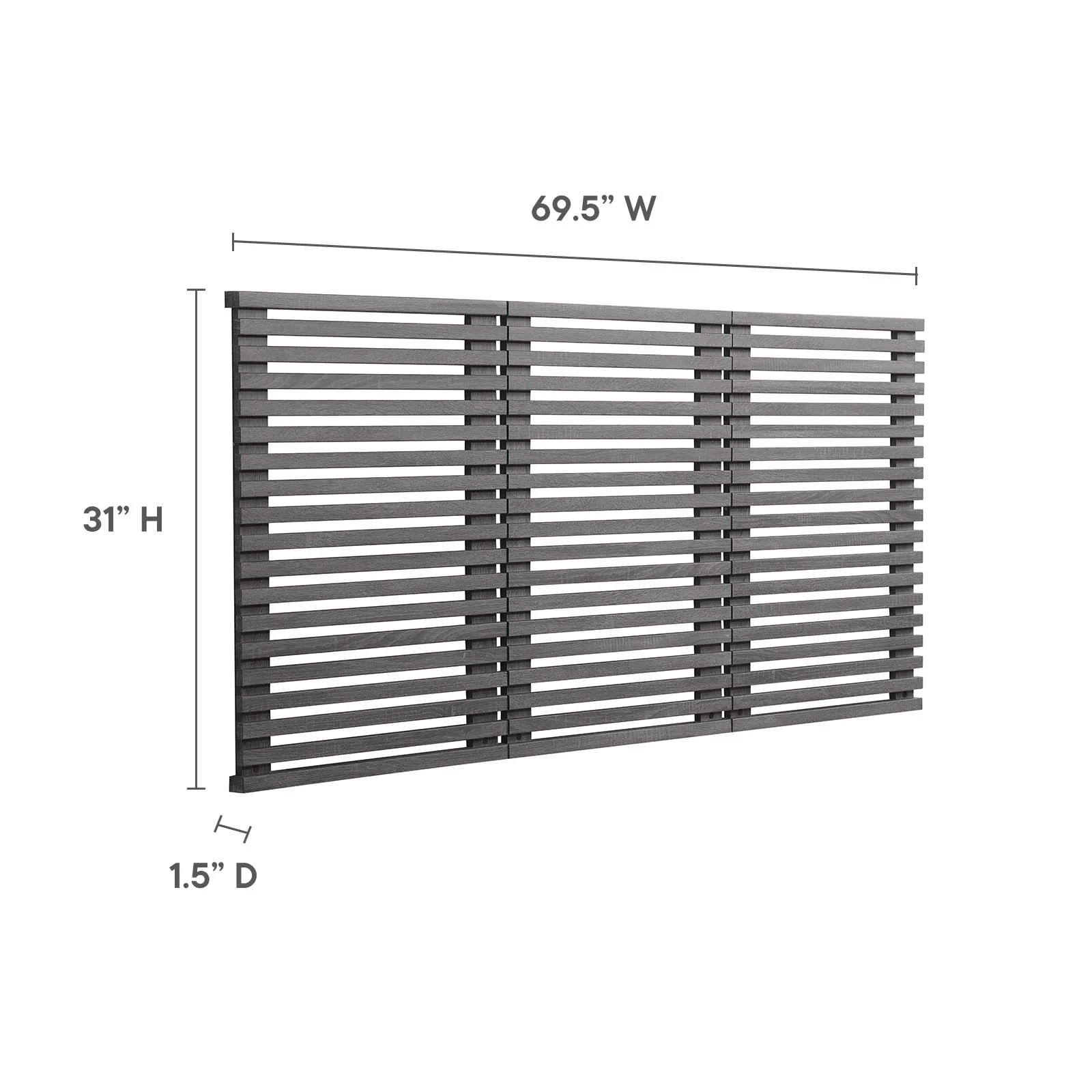 Render Wall Mount Queen Headboard By Modway - MOD-7110 - Image 6