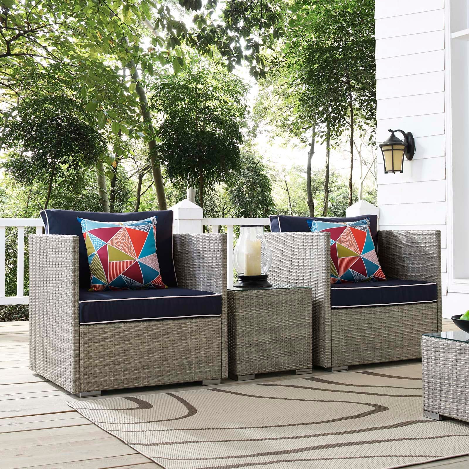 Repose 3 Piece Outdoor Patio Sectional Set By Modway - EEI-3006 - Image 13