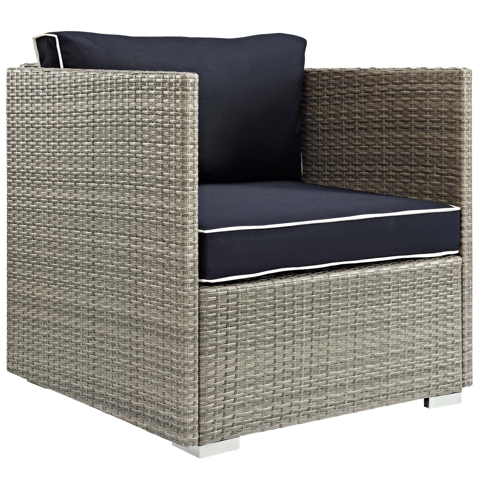 Repose 3 Piece Outdoor Patio Sectional Set By Modway - EEI-3006 - Image 17
