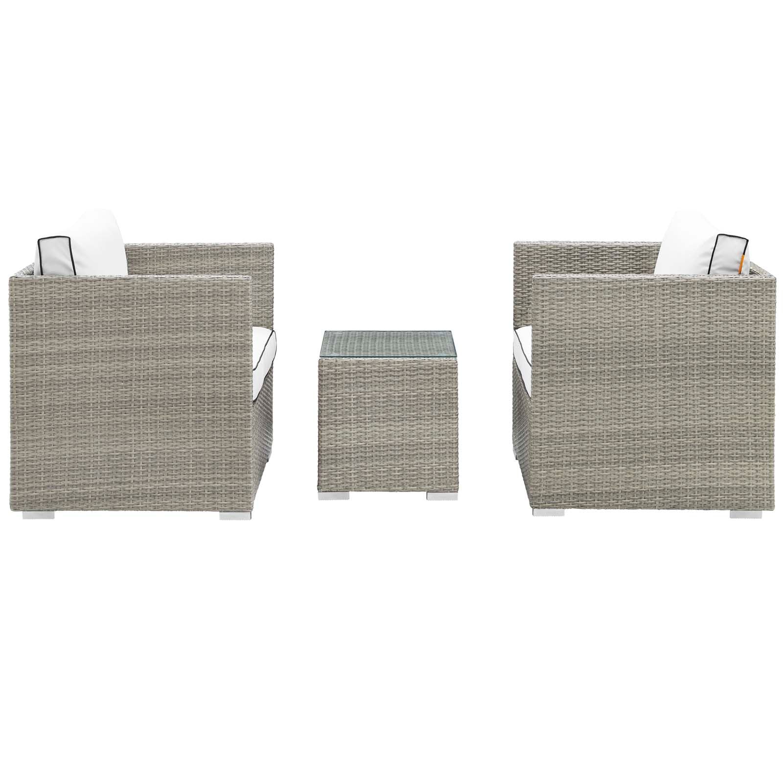 Repose 3 Piece Outdoor Patio Sectional Set By Modway - EEI-3006 - Image 21