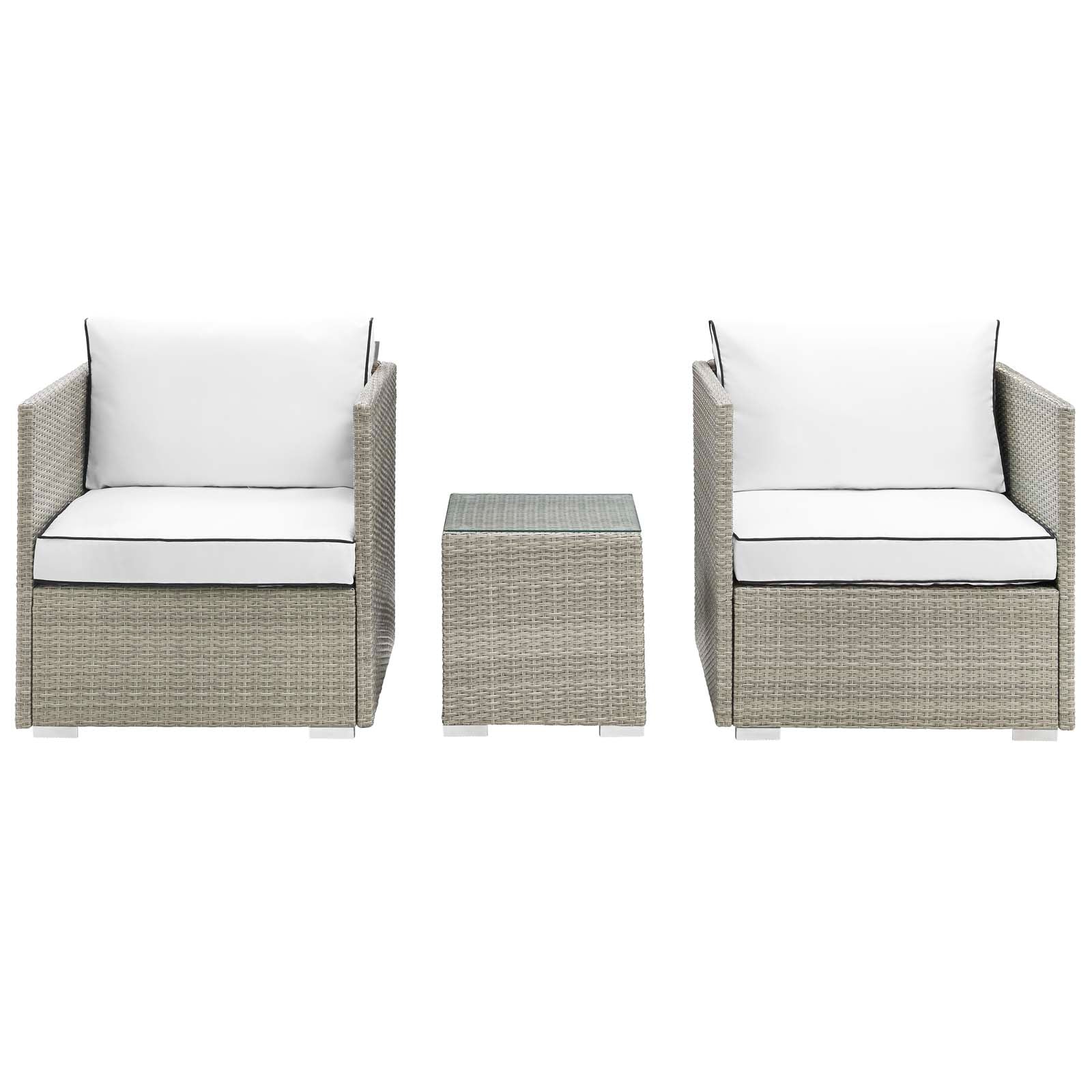 Repose 3 Piece Outdoor Patio Sectional Set By Modway - EEI-3006 - Image 22