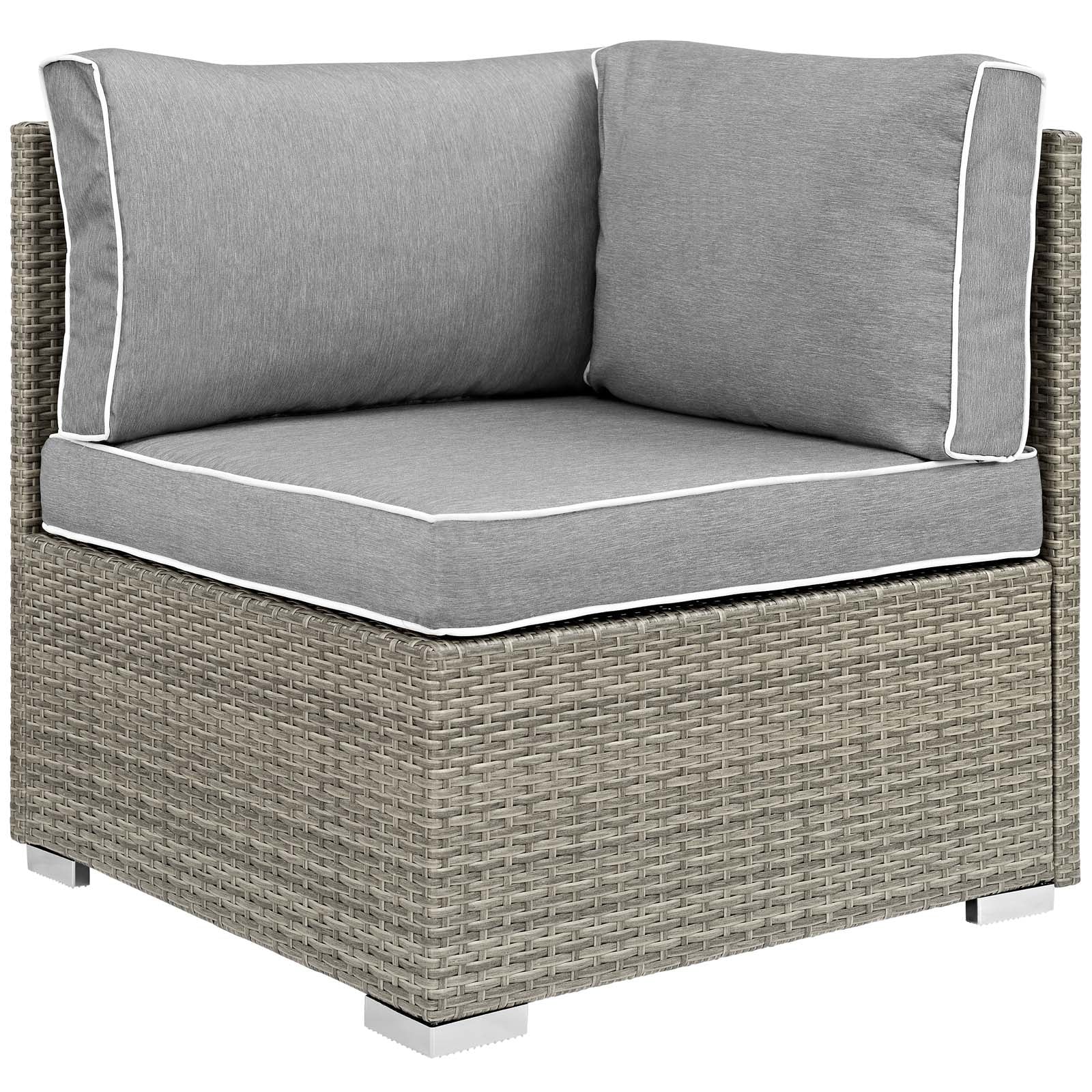 Repose 6 Piece Outdoor Patio Sectional Set By Modway - EEI-3014 - Image 18