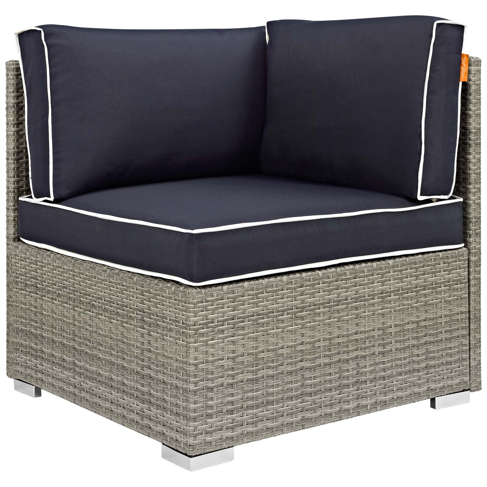 Repose 6 Piece Outdoor Patio Sectional Set By Modway - EEI-3014 - Image 25