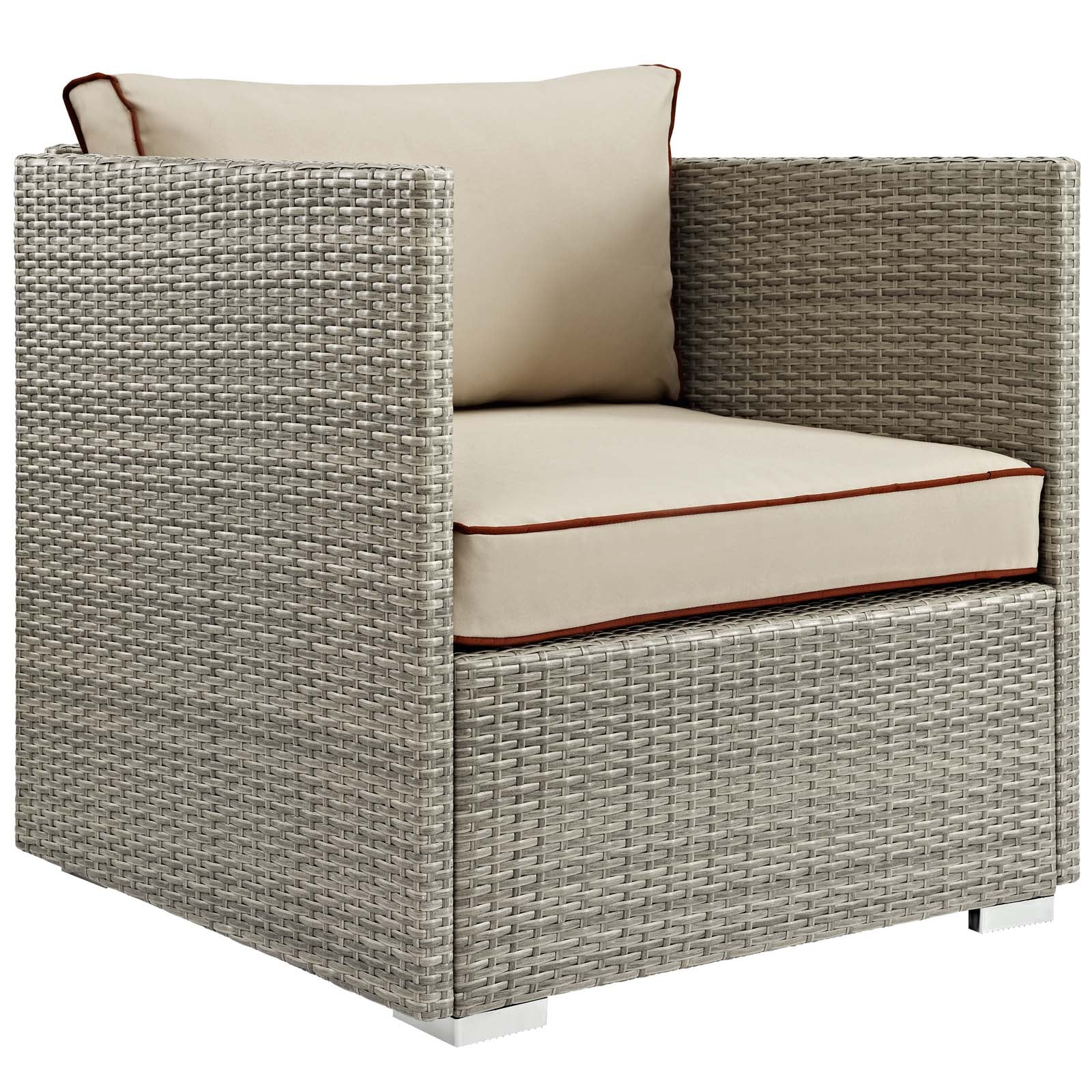 Repose 6 Piece Outdoor Patio Sectional Set By Modway - EEI-3014 - Image 3